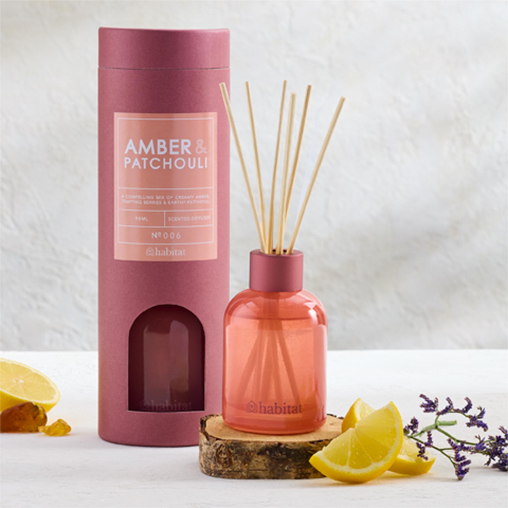 Habitat 90ml Scented Diffuser Refill - Patchouli & Amber thumbnail 2