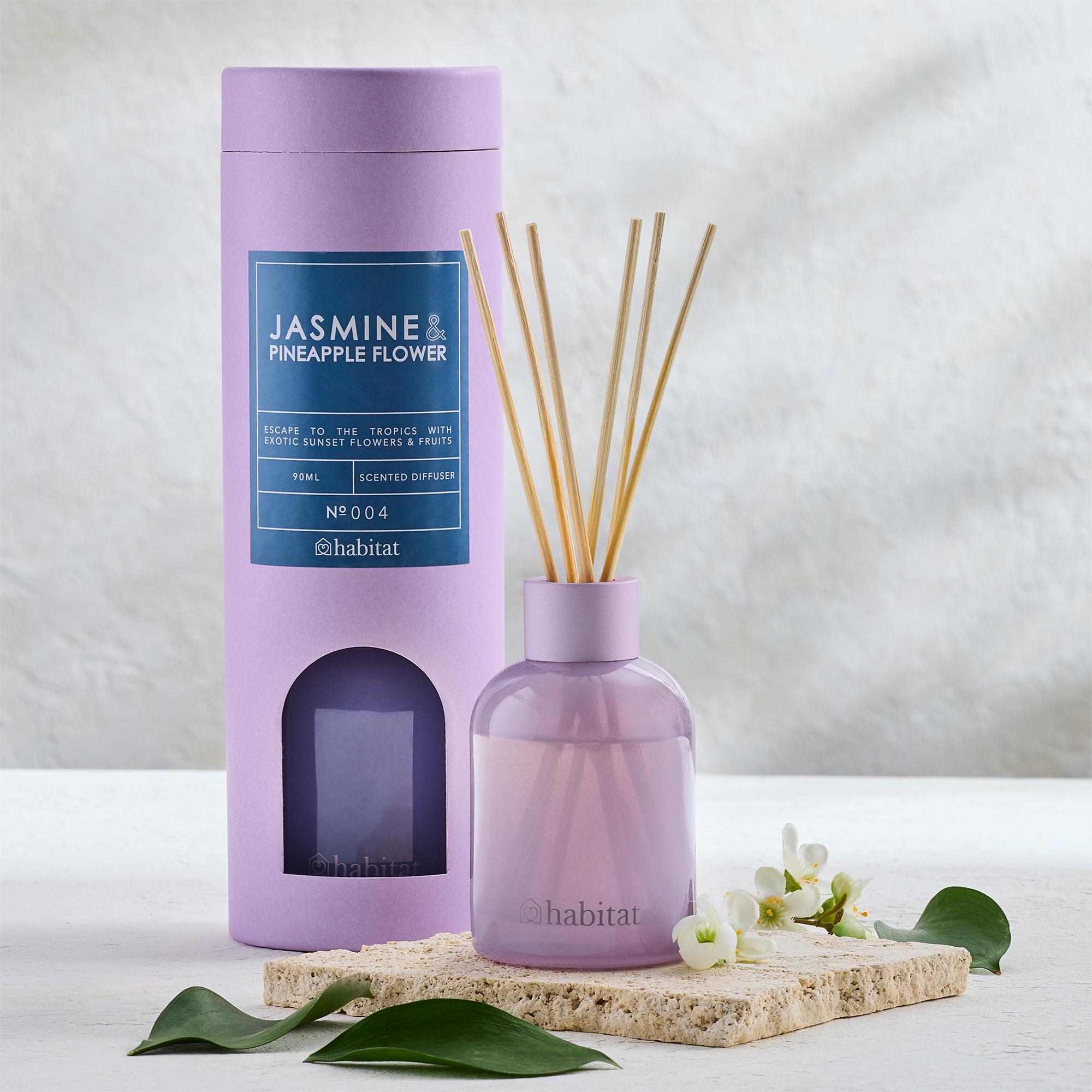 Habitat Scented Diffuser - Jasmine & Pineapple Flower thumbnail 2