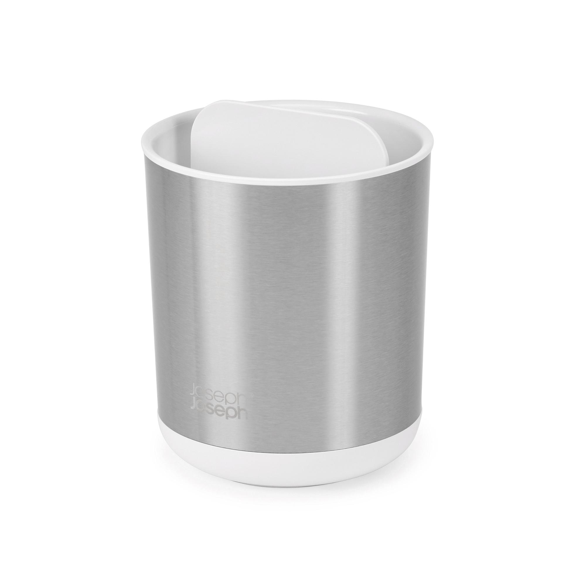 Joseph Joseph Duo Steel Small Toothbrush Caddy - Chrome