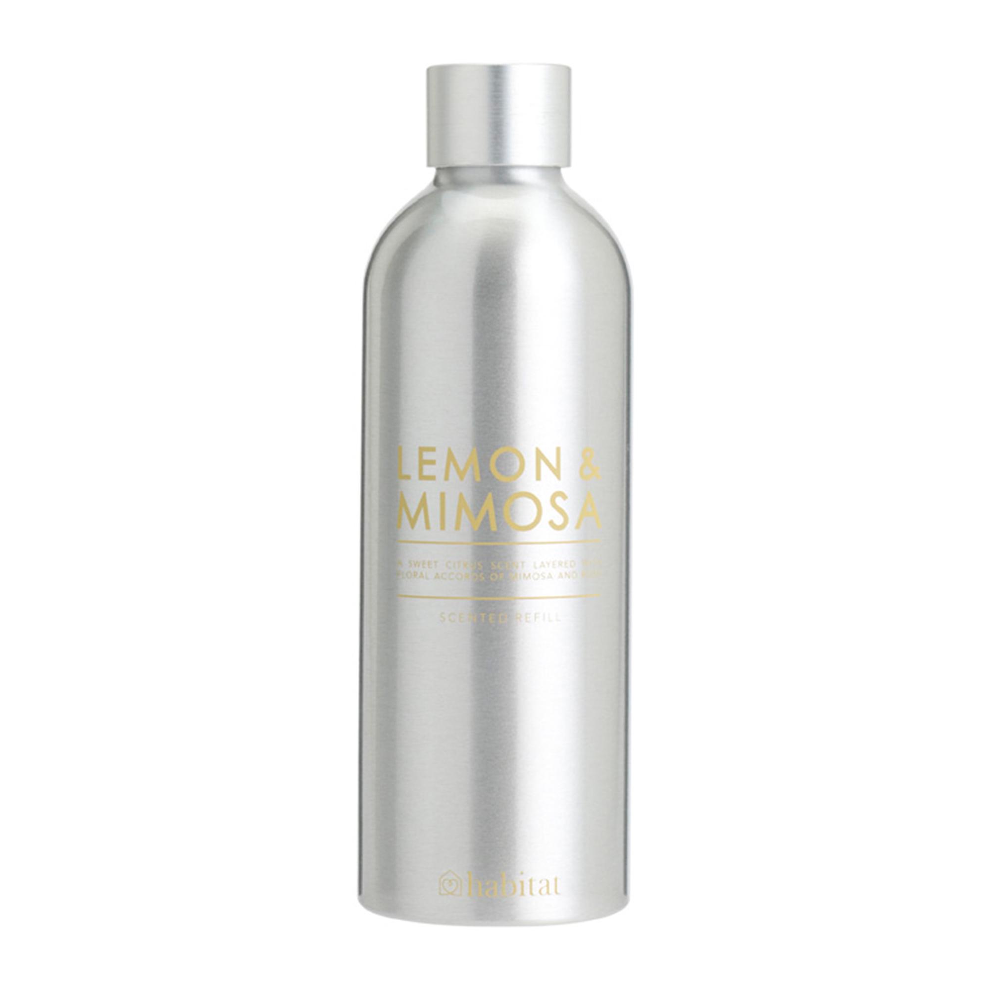 Habitat 180ml Scented Diffuser Refill - Lemon & Mimosa