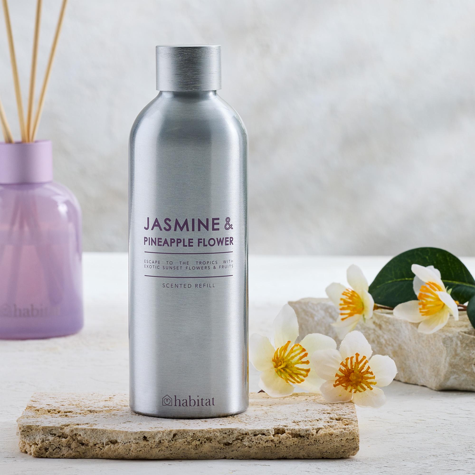 Habitat 180ml Scented Diffuser Refill - Jasmine & Pineapple Flower thumbnail 3