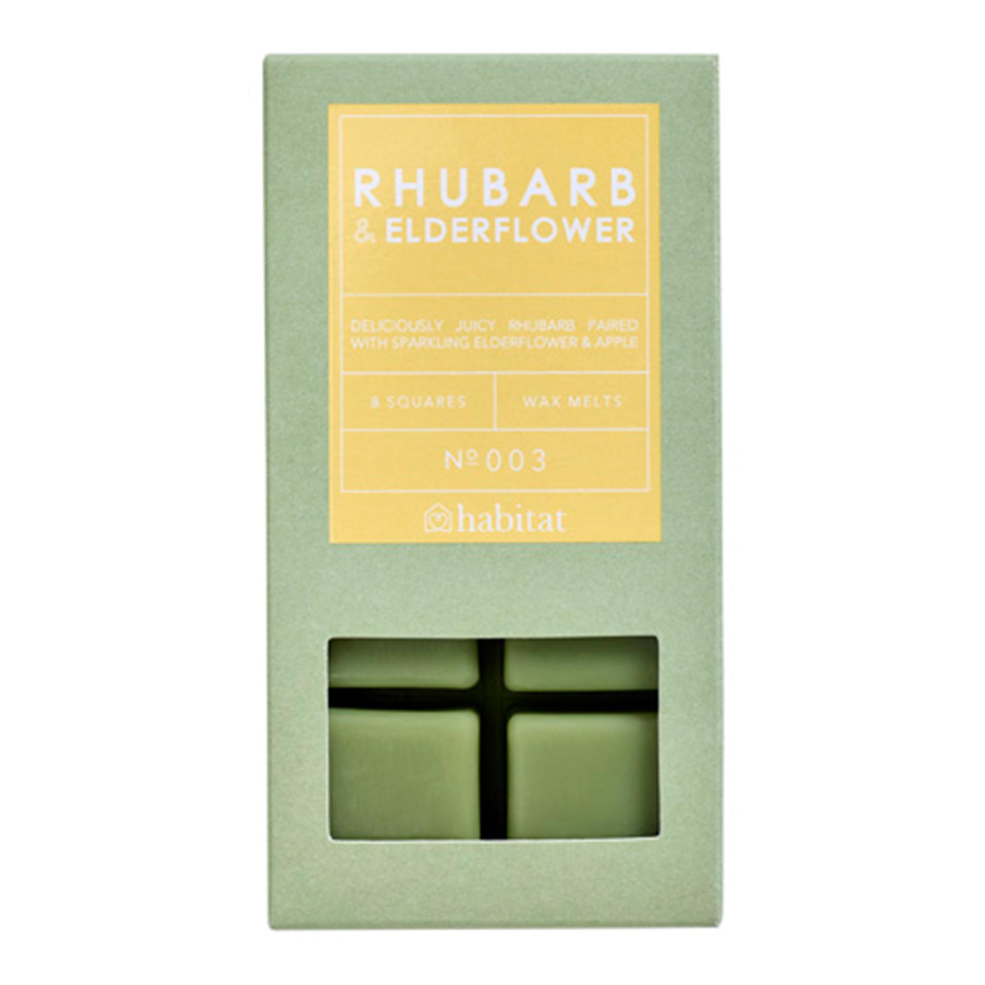 Habitat Scented Wax Melts - Rhubarb & Elderflower