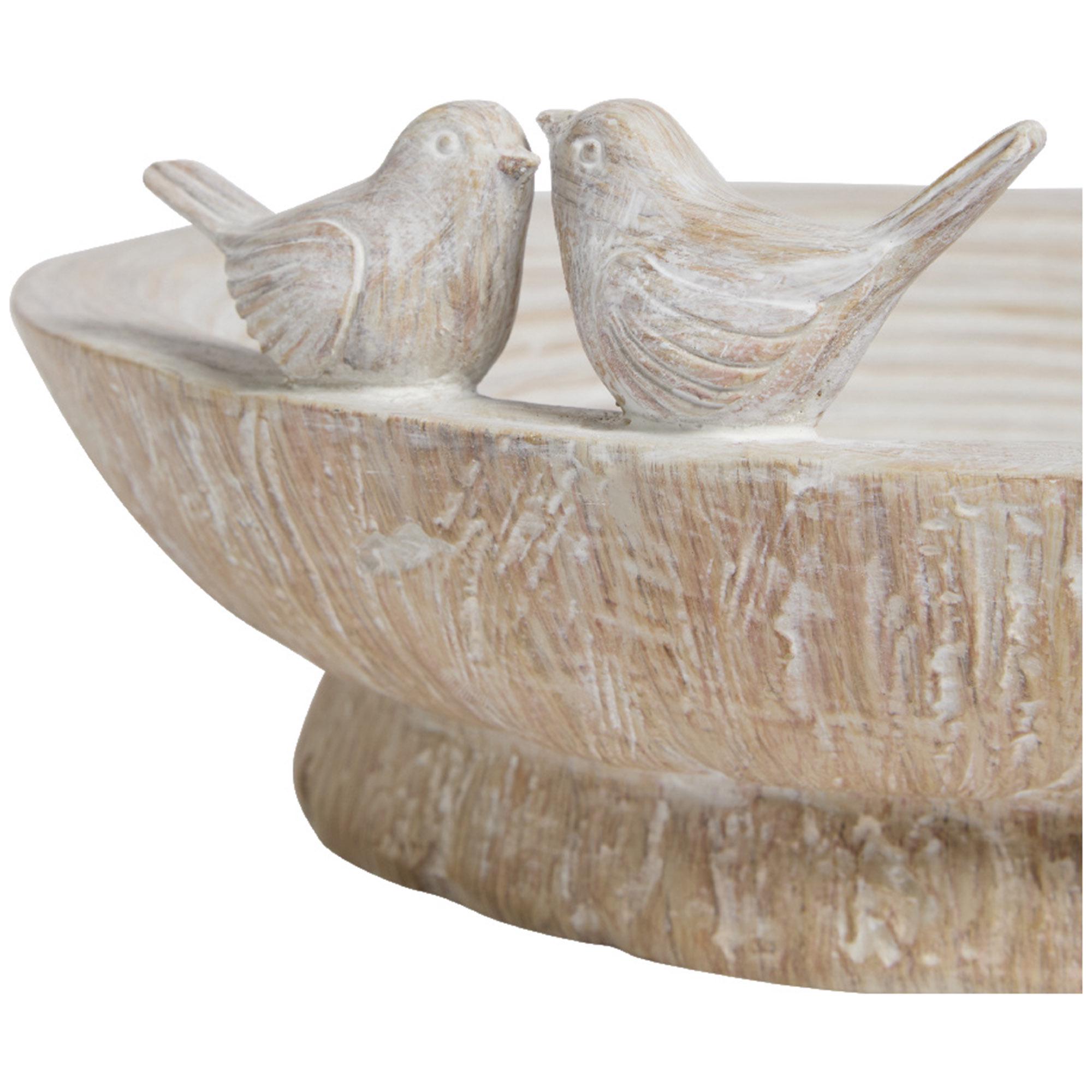 Sainsbury's Home Ribbed Bird Bath thumbnail 2