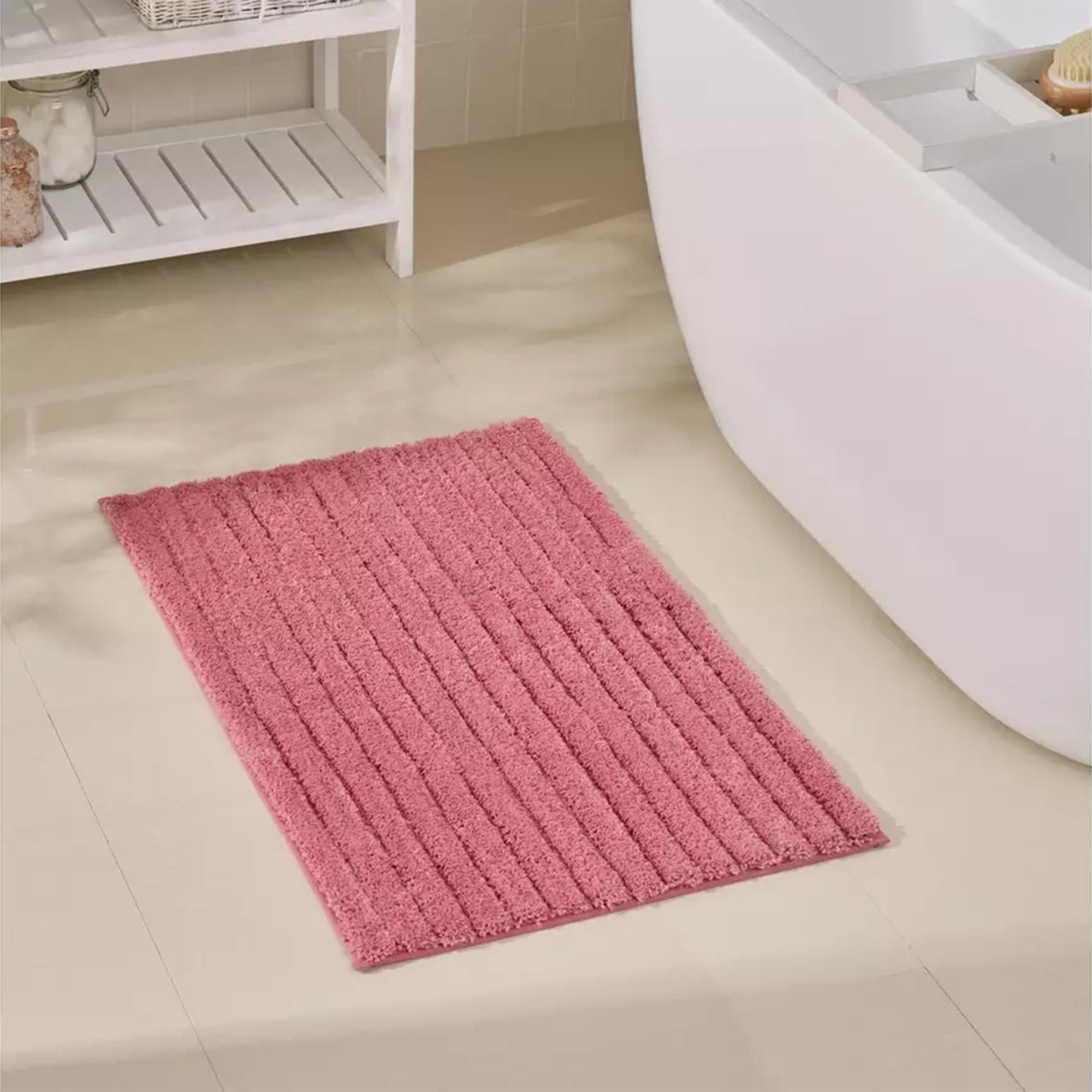 Habitat Supersoft Quick Dry Bath Mat - Rose thumbnail 2