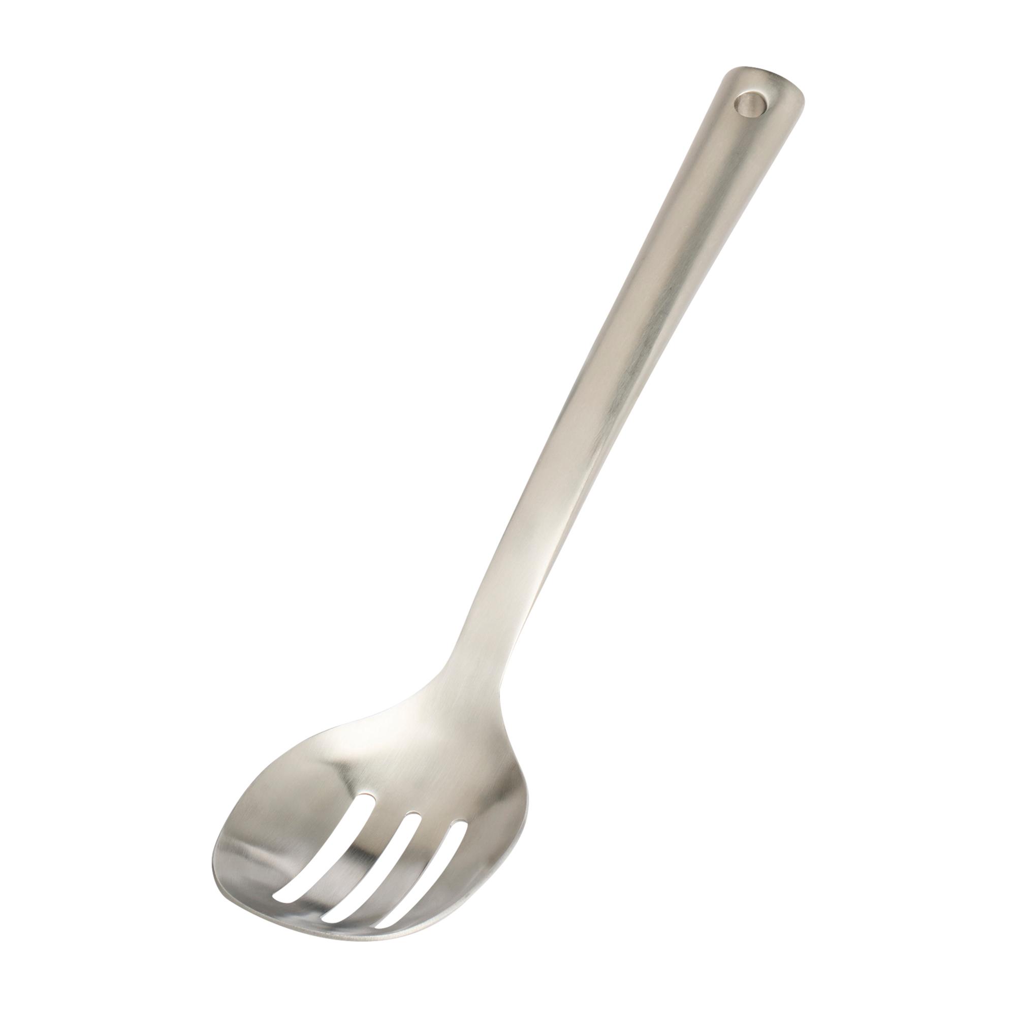Habitat Ellipse Stainless Steel Slotted Spoon