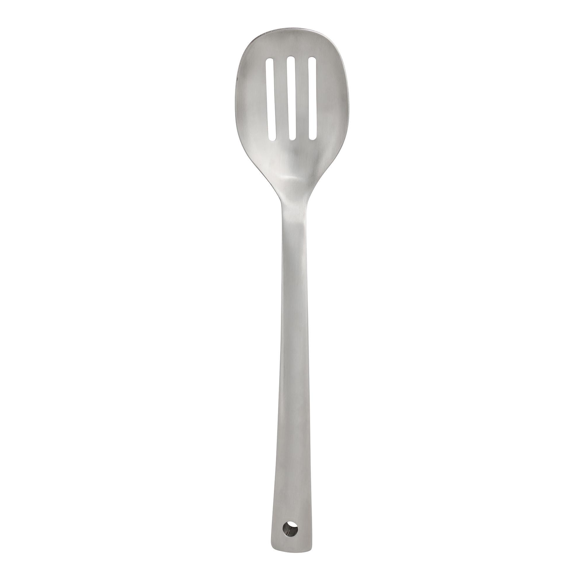 Habitat Ellipse Stainless Steel Slotted Spoon thumbnail 2