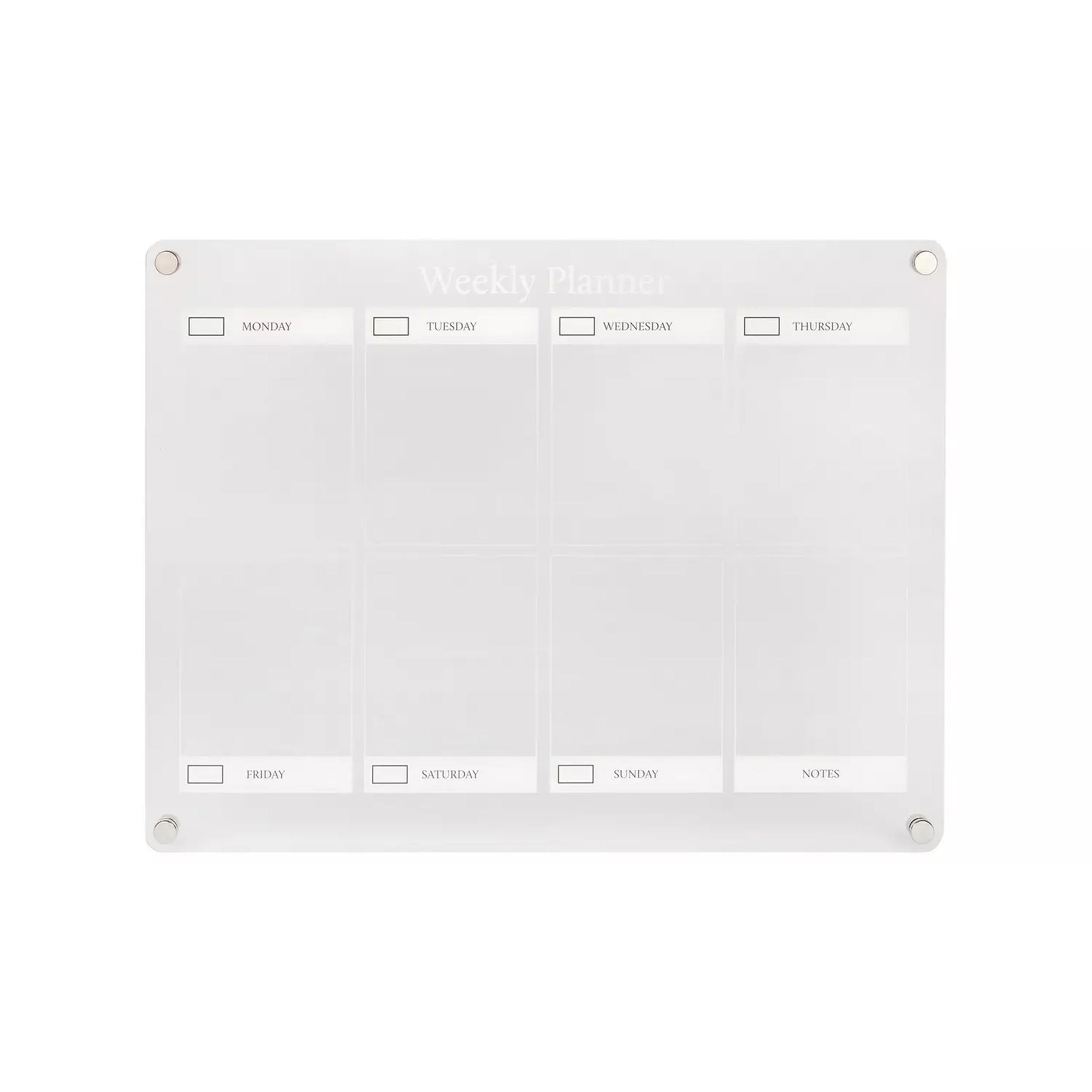Sainsbury's Home Acrylic Weekly Magnetic Planner