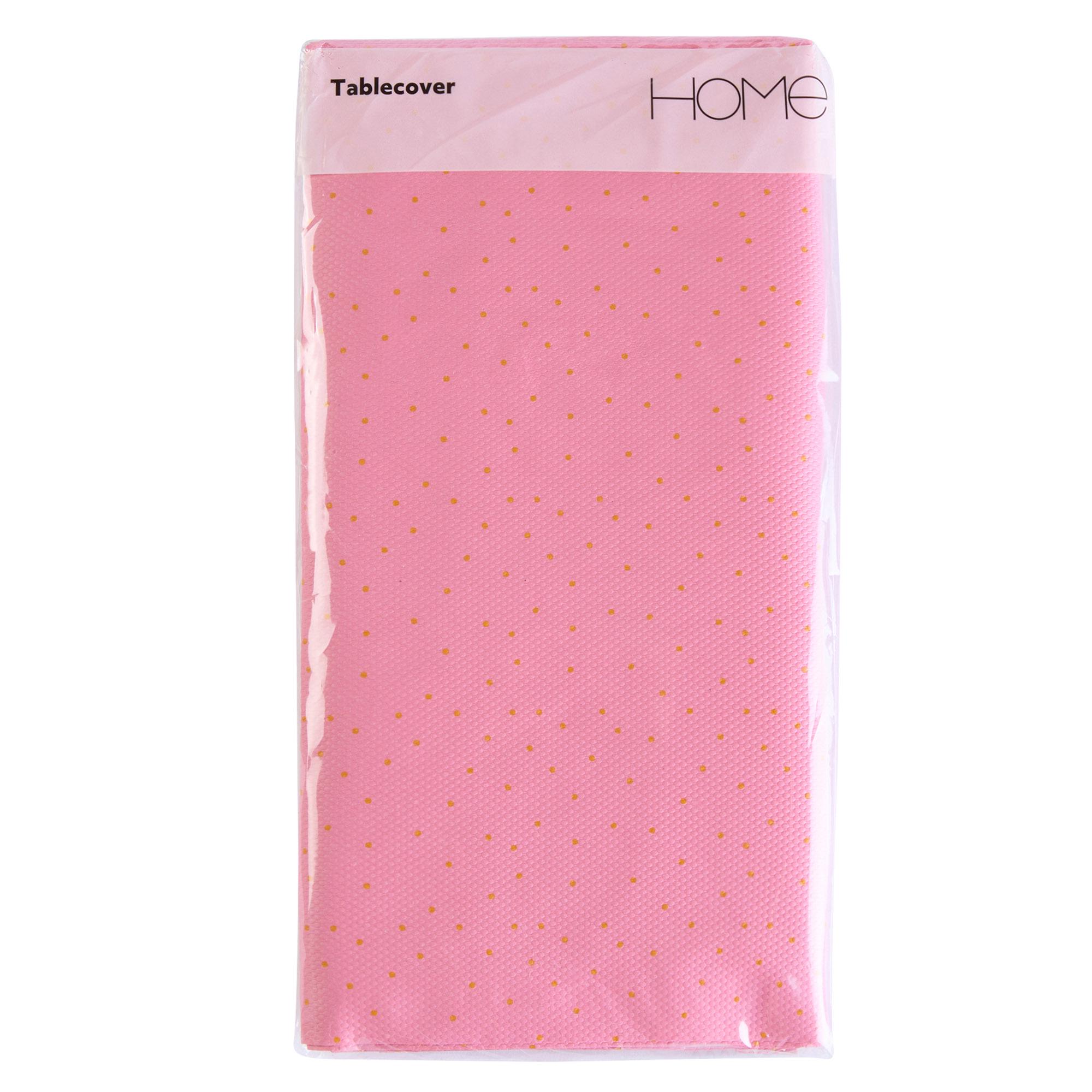 Sainsbury's Home Polka Dot Paper Tablecover - 120x180cm - Pink