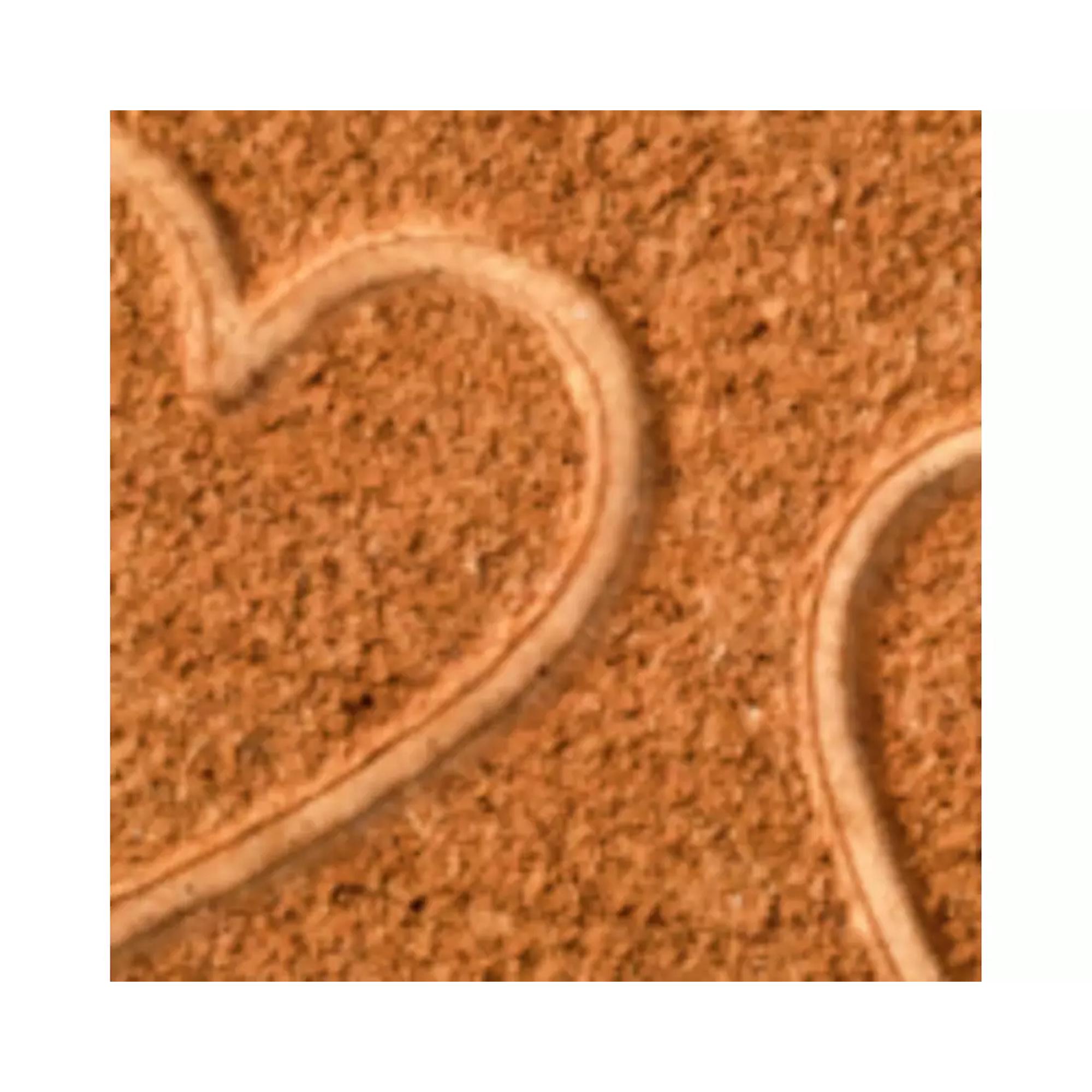 Sainsbury's Home Hearts Debossed Coir Doormat - 40x60cm thumbnail 3
