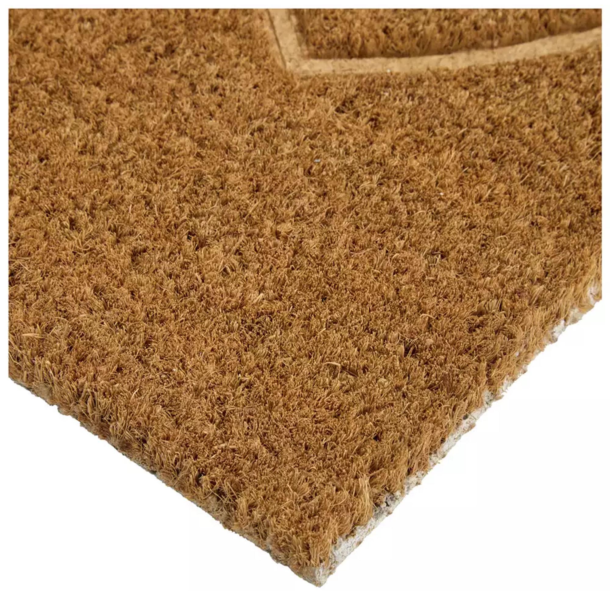 Sainsbury's Home Hearts Debossed Coir Doormat - 40x60cm thumbnail 5