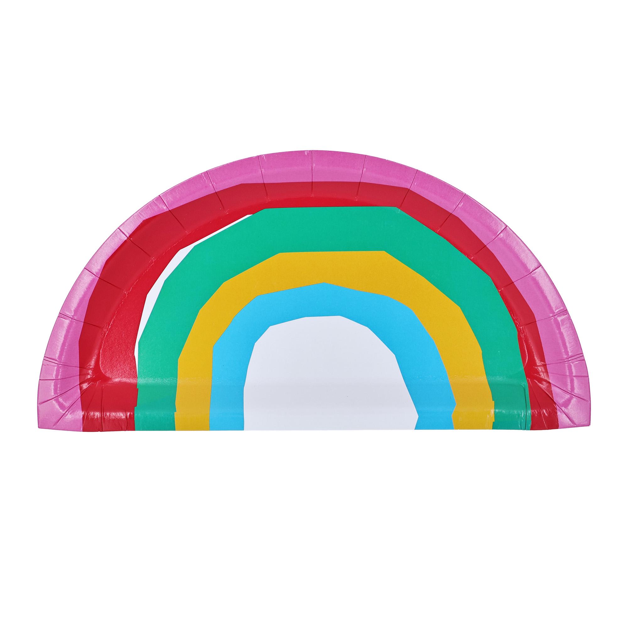 Sainsbury's Home Pack of 4 Rainbow Platter