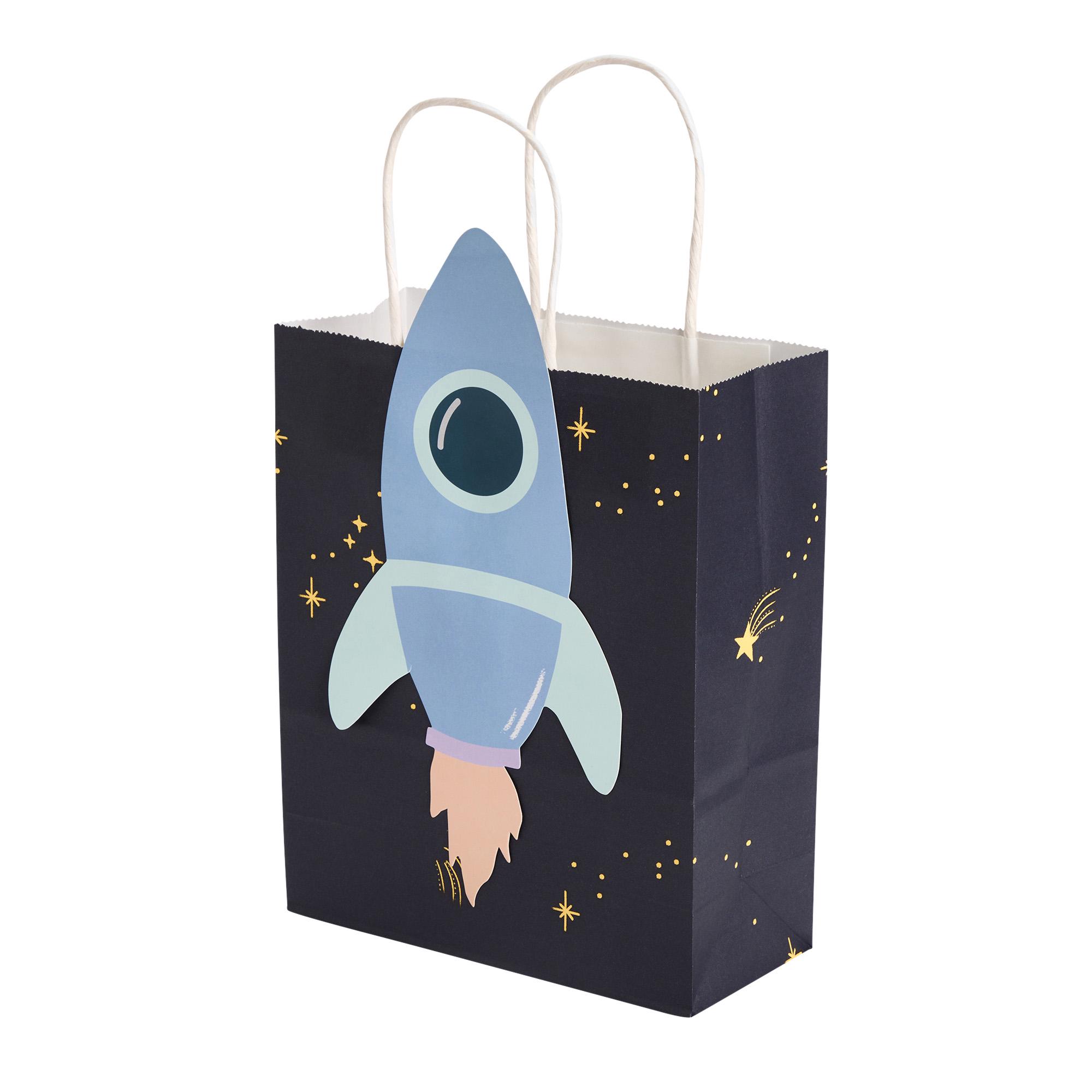 Sainsbury's Home Pack of 10 Space Rocket Themed Party Gift Bags