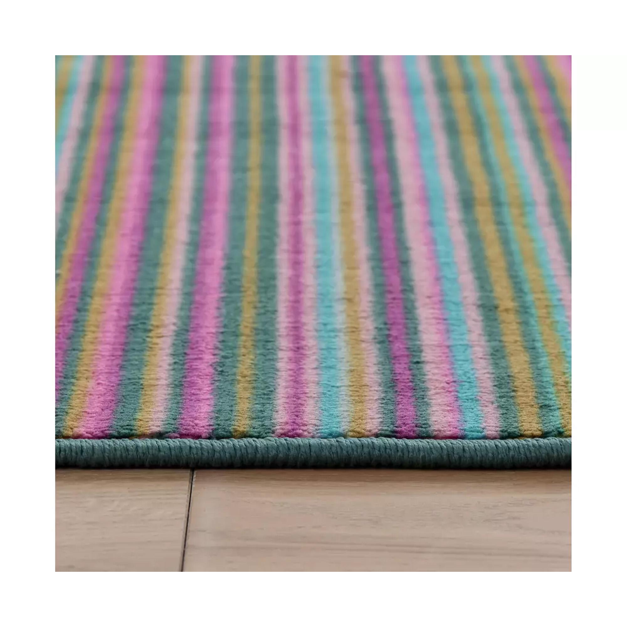 Sainsbury's Home Washable Bright Stripe Runner & Mat Set - 180x57cm thumbnail 4