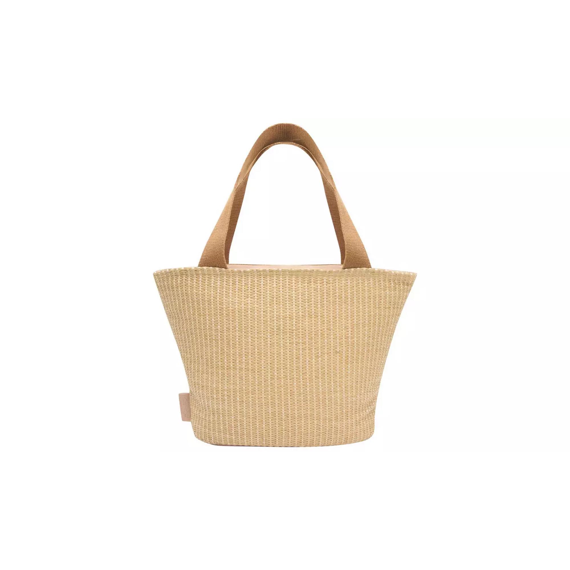 Polar Gear Beige Woven Lunch Bag