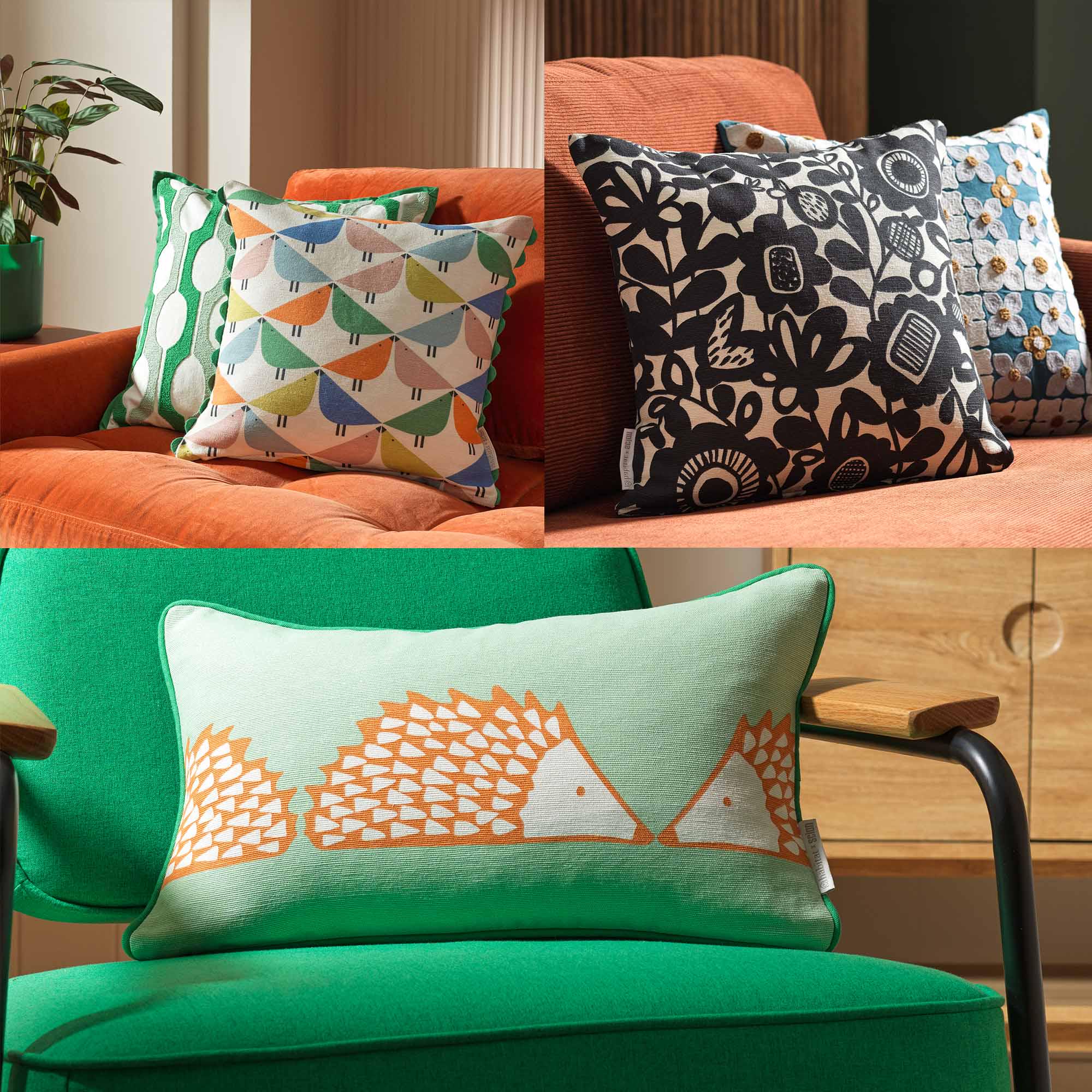 Habitat x Scion Mono Scandi Kukia Cushion