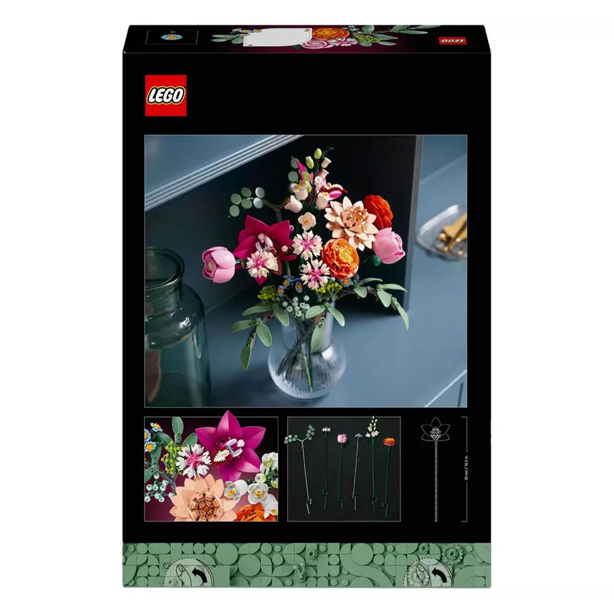 LEGO Botanicals Pretty Pink Flower Bouquet Decor Set 10342 thumbnail 5