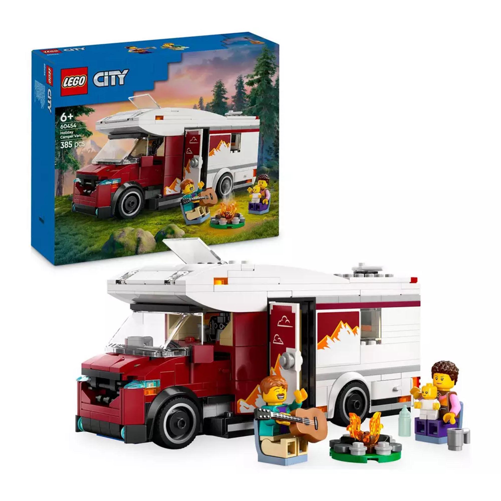 LEGO City Holiday Adventure Camper Van Toy Vehicle Set 60454