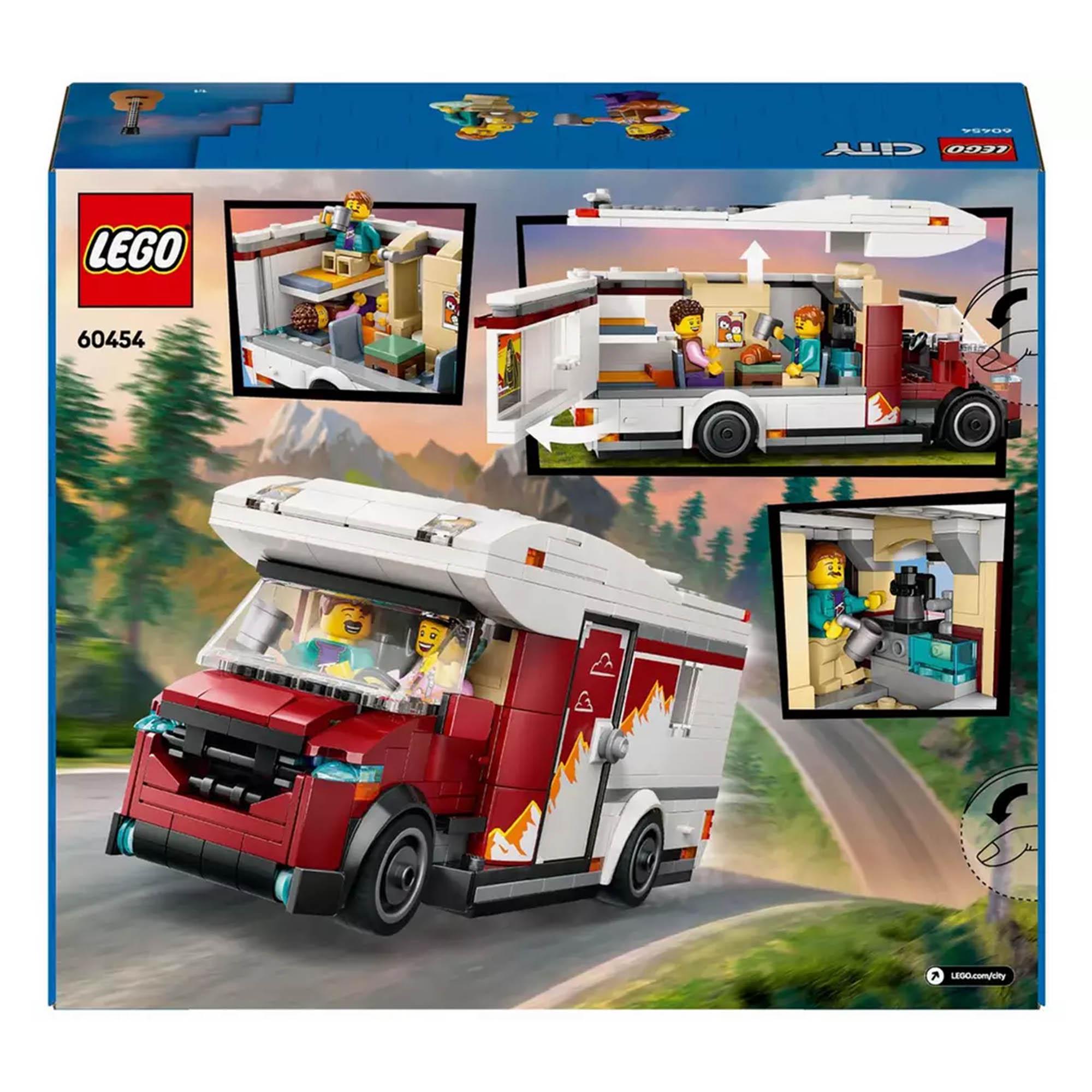 LEGO City Holiday Adventure Camper Van Toy Vehicle Set 60454 thumbnail 5
