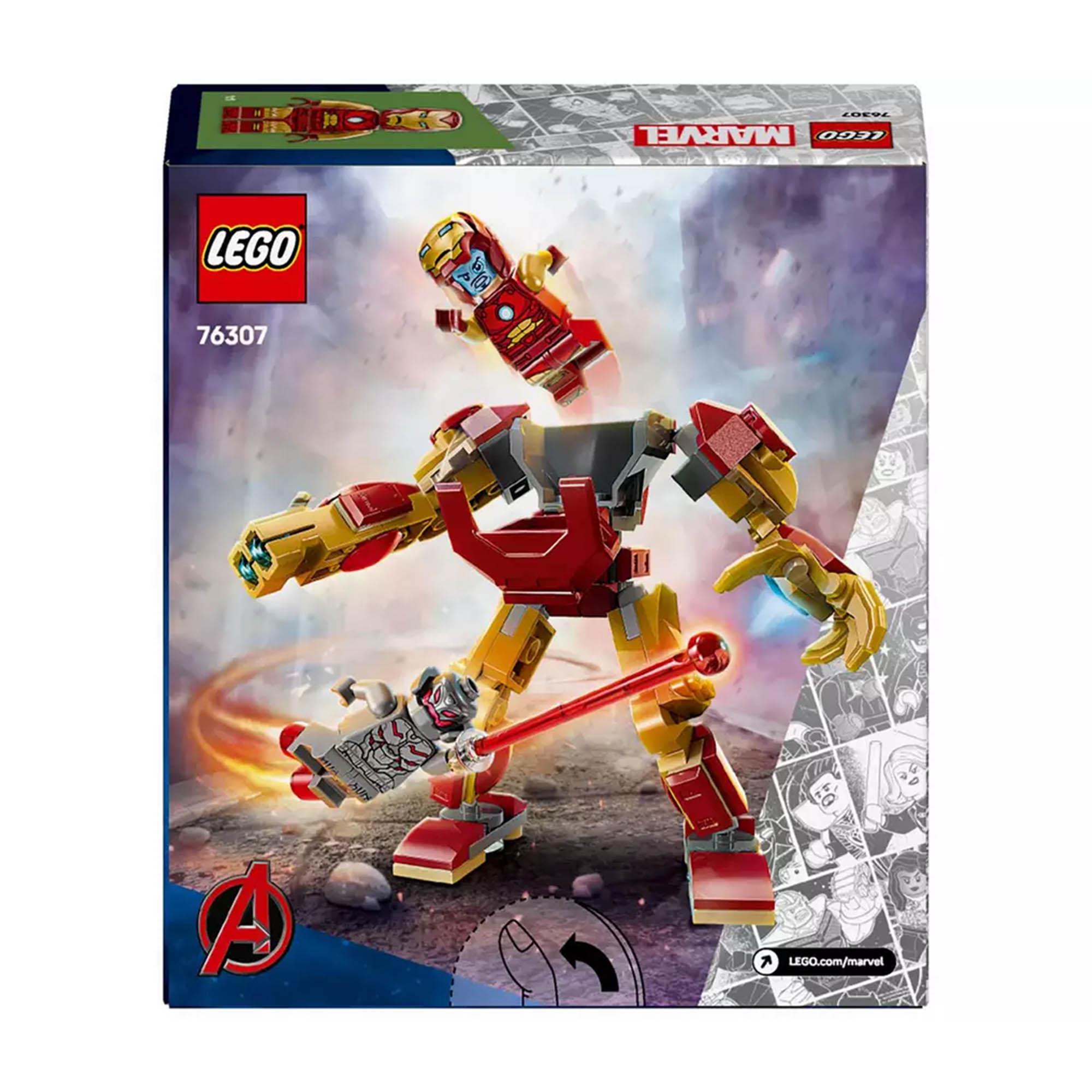 LEGO Marvel Iron Man Mech vs. Ultron Building Toy Set 76307 thumbnail 5