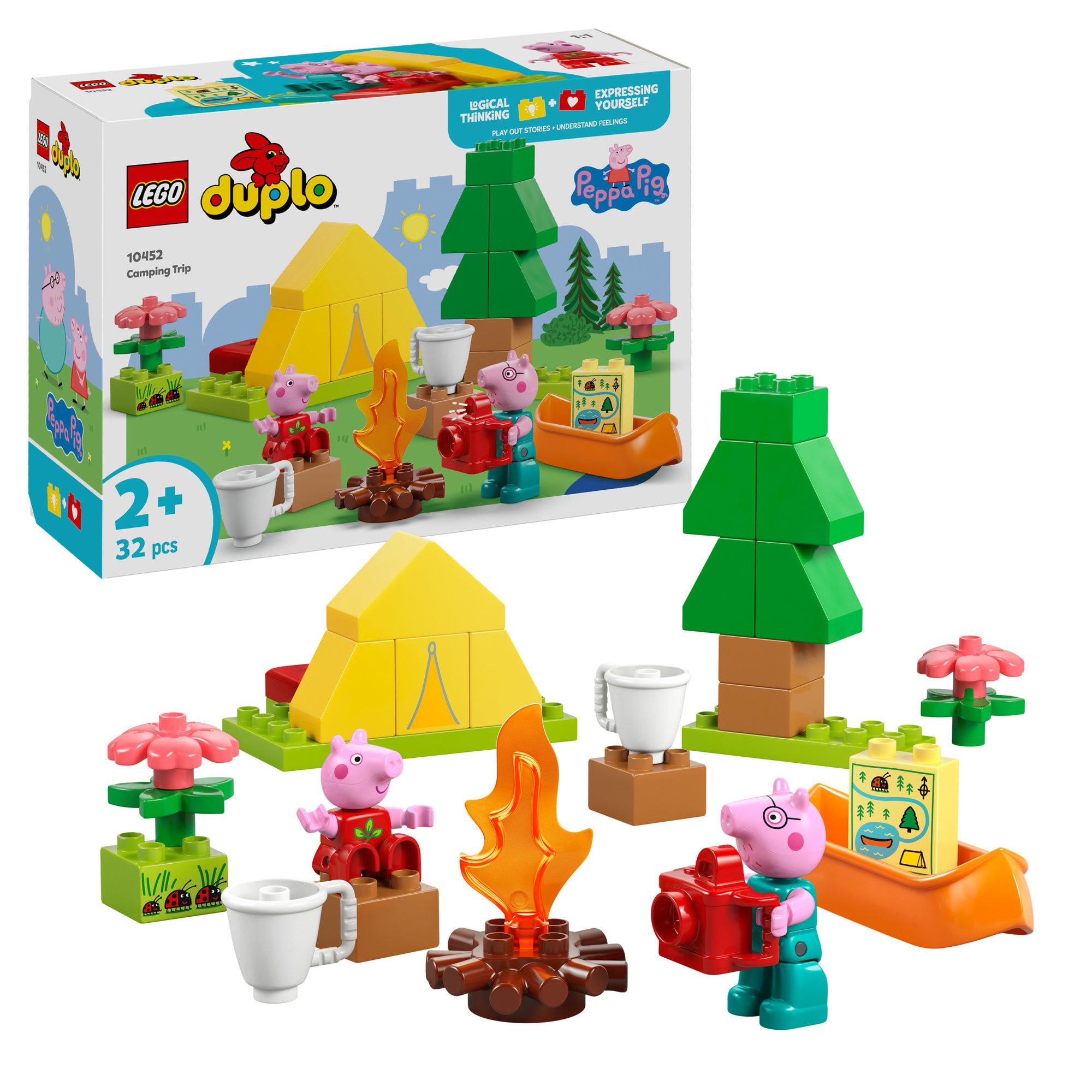 LEGO Duplo Peppa Pig Camping Trip Building Toy 10452