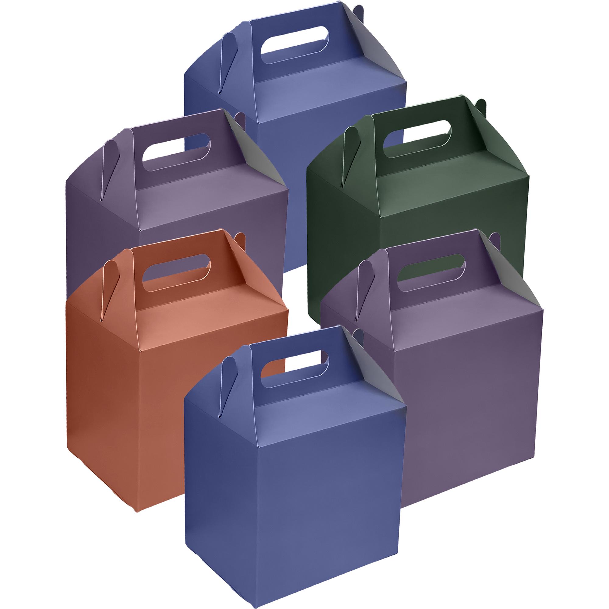 Sainsbury's Home Pack of 6 Blue & Green Party Treat Boxes