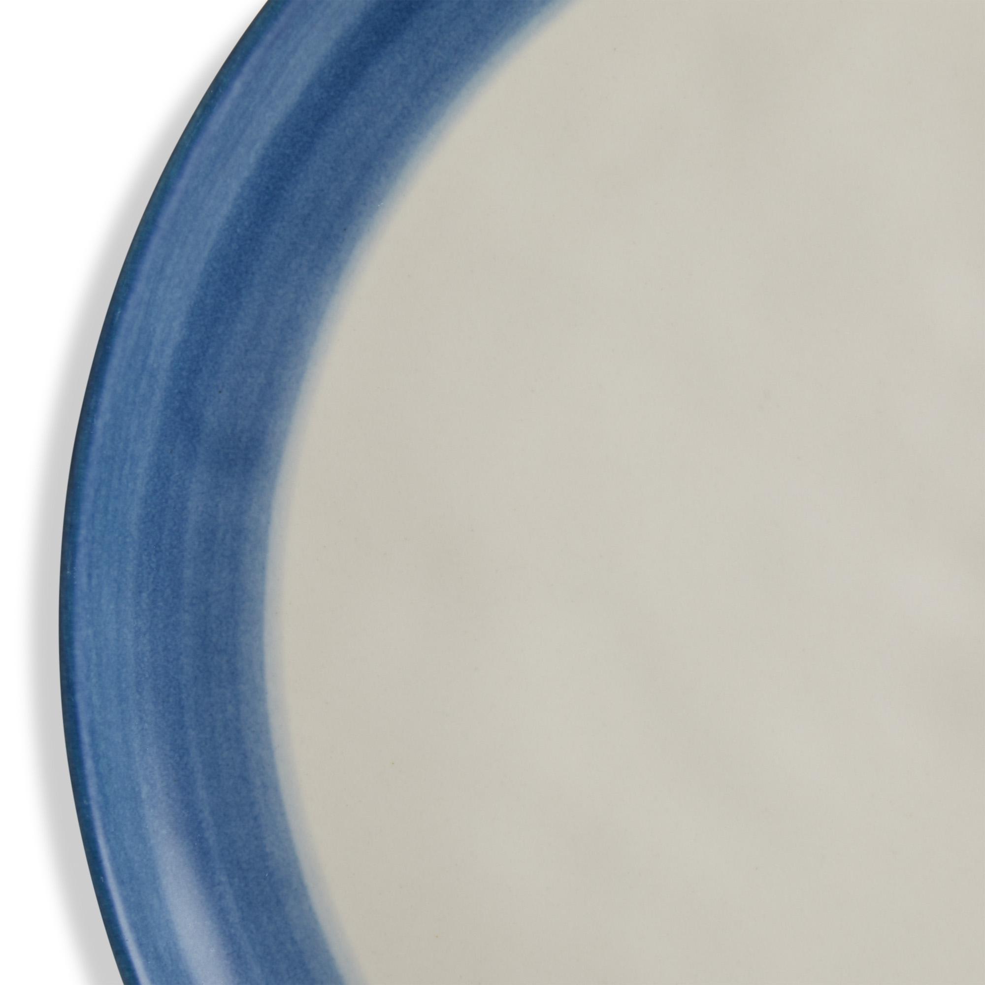 Habitat Artisan Stripe Stoneware Side Plate - Blue thumbnail 3