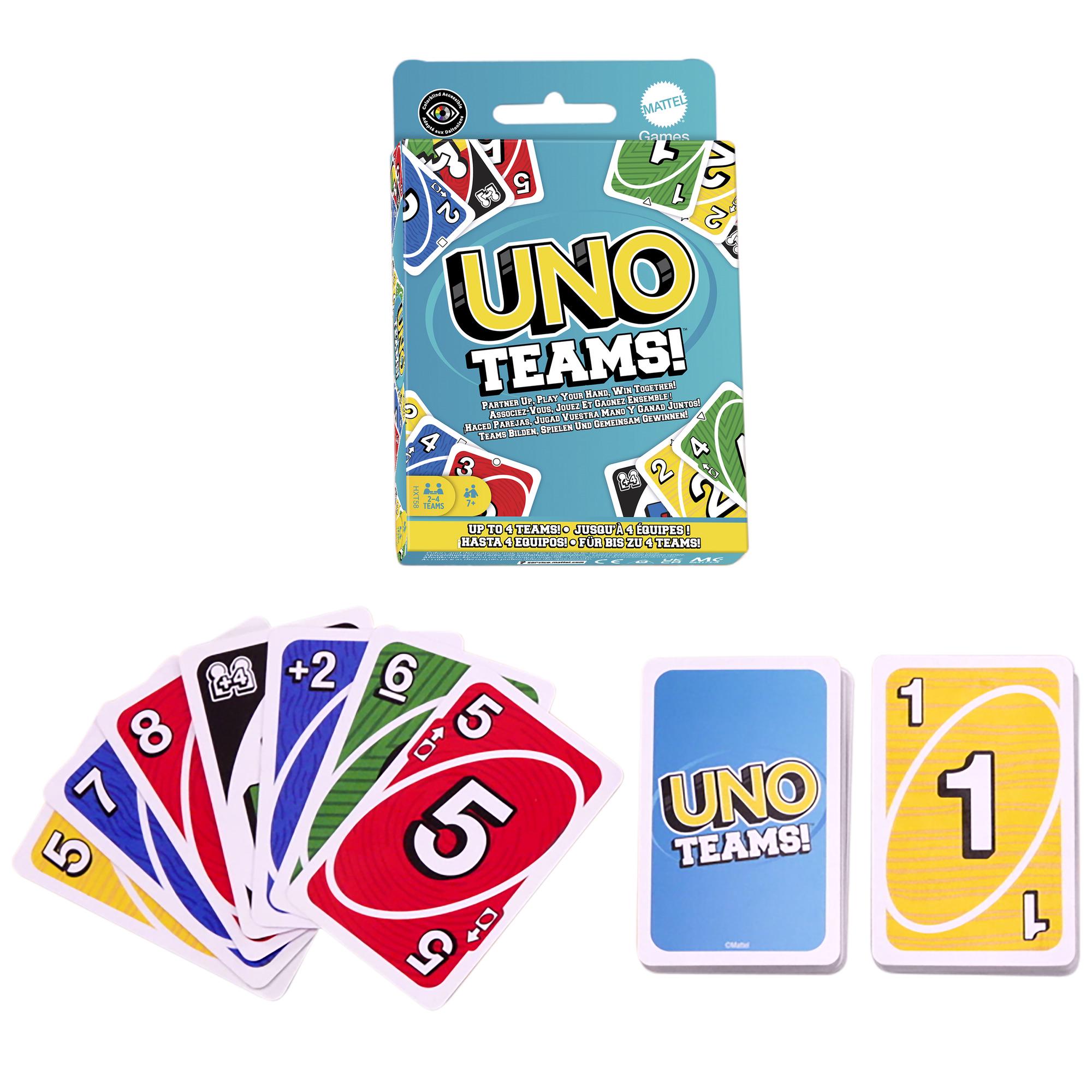UNO Teams Mattel Games thumbnail 2