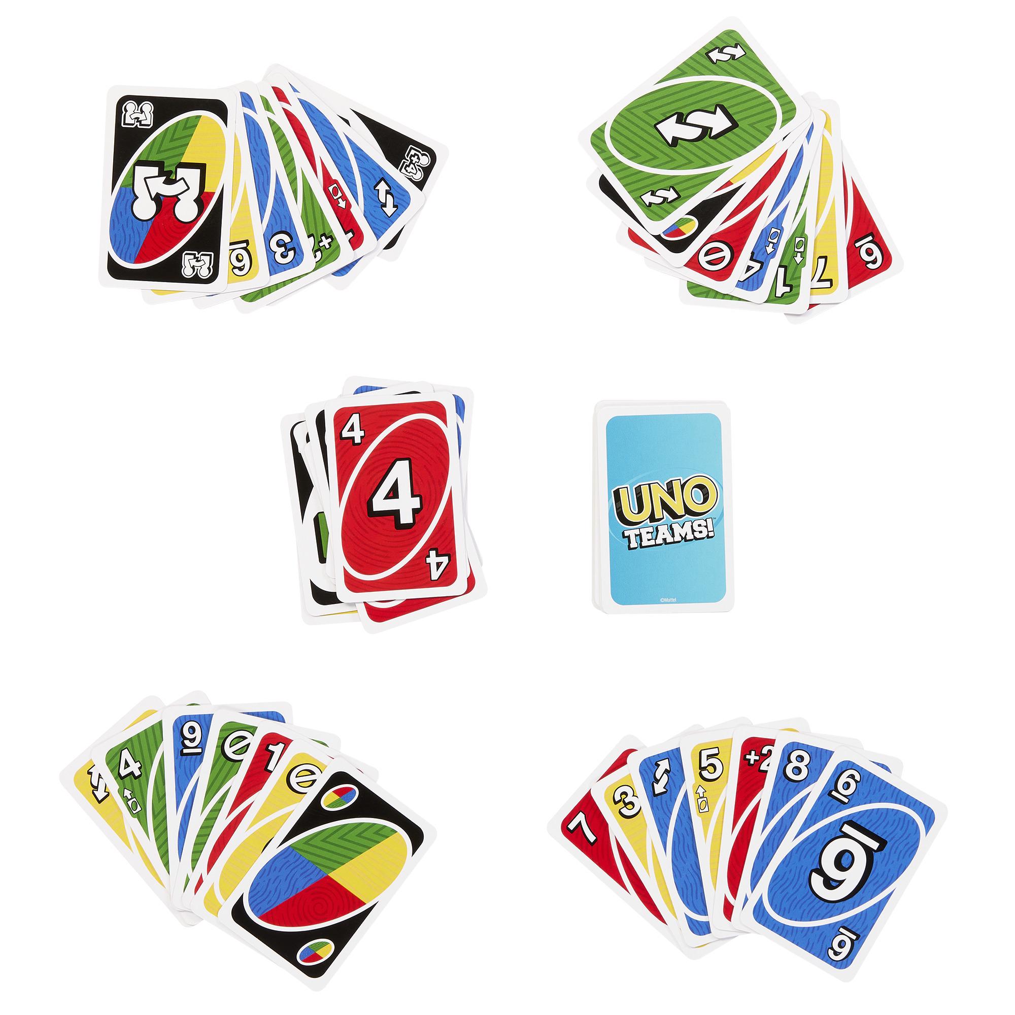 UNO Teams Mattel Games thumbnail 3