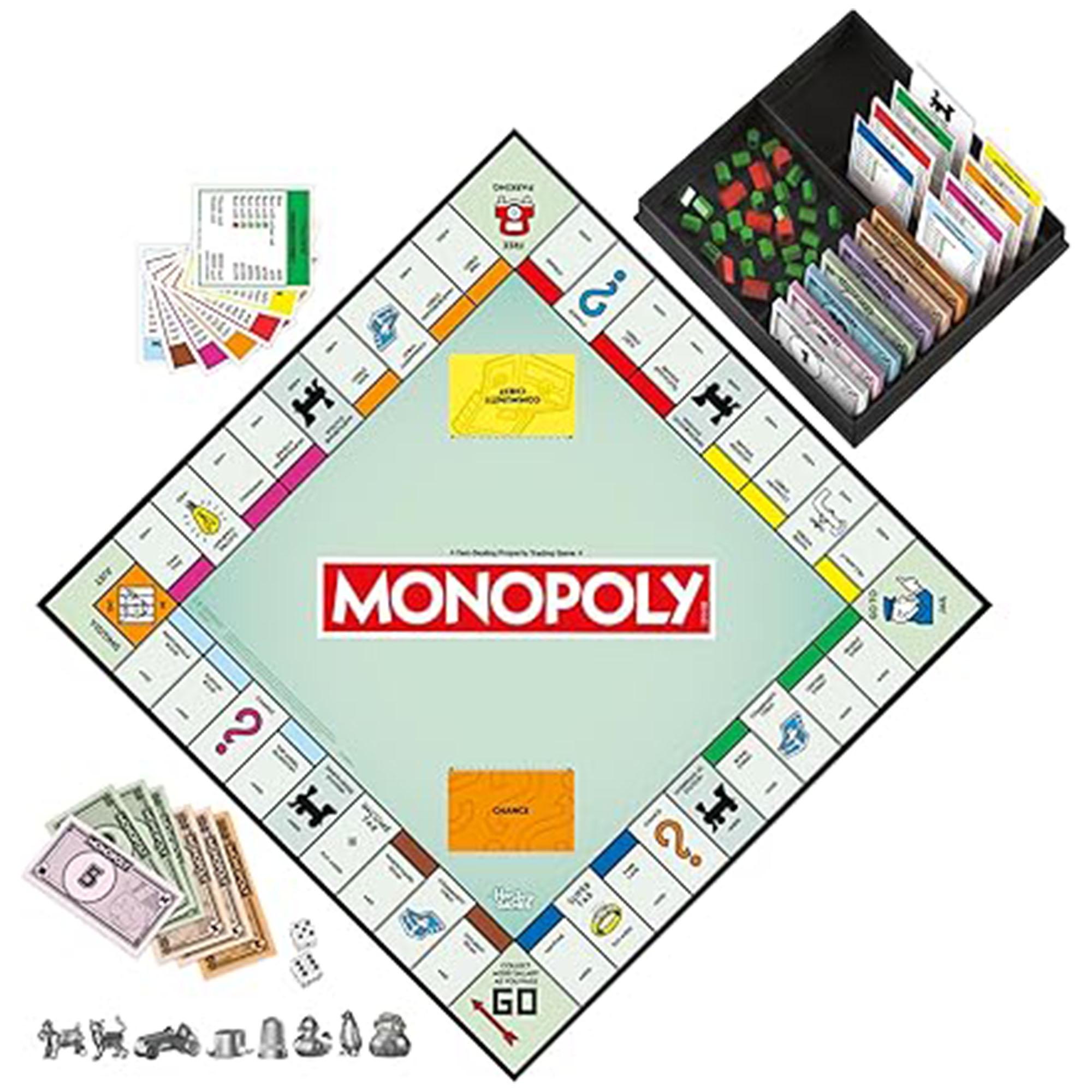 Hasbro Games Monopoly Classic Board Game thumbnail 3