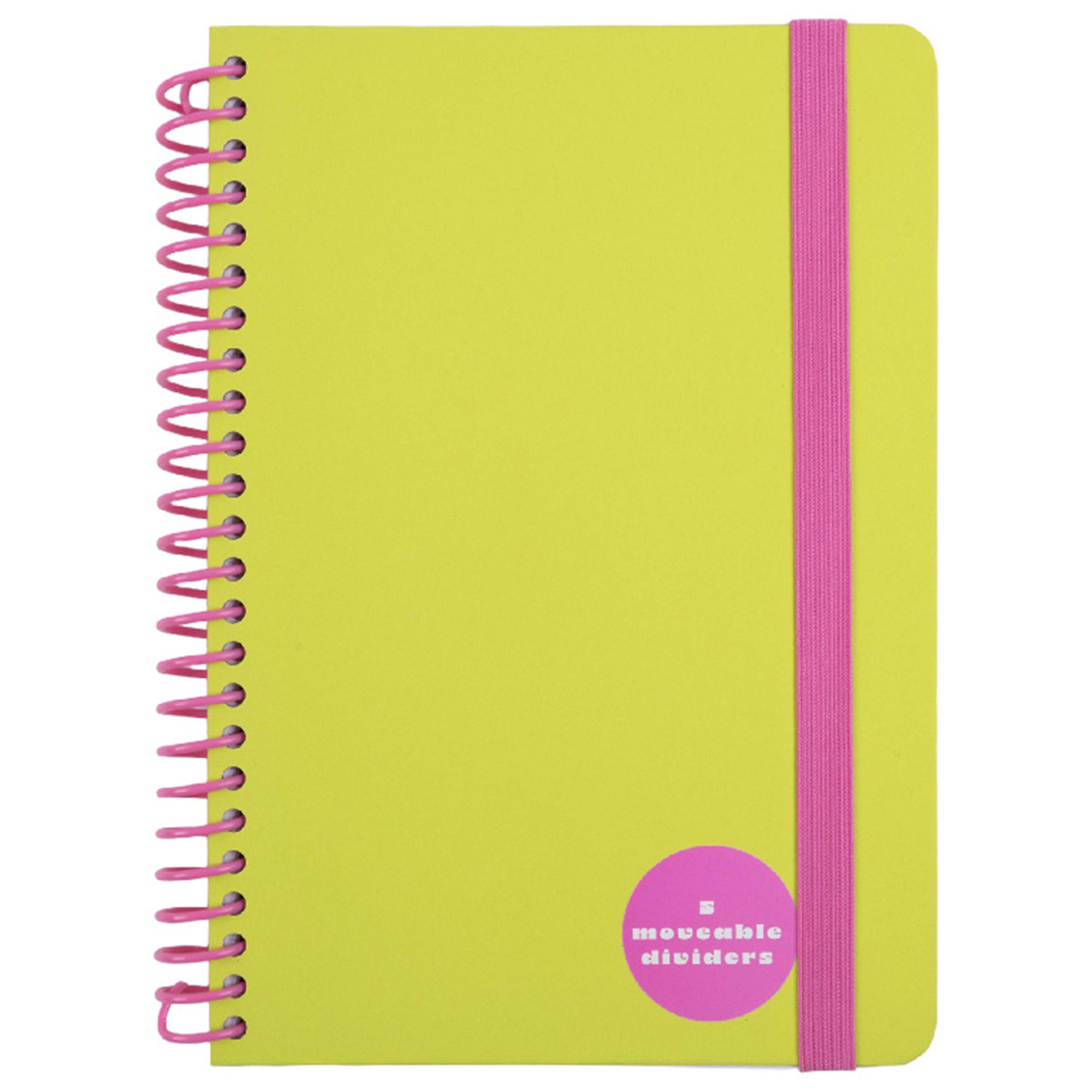 Sainsbury's Home Bold A5 Project Book - Yellow