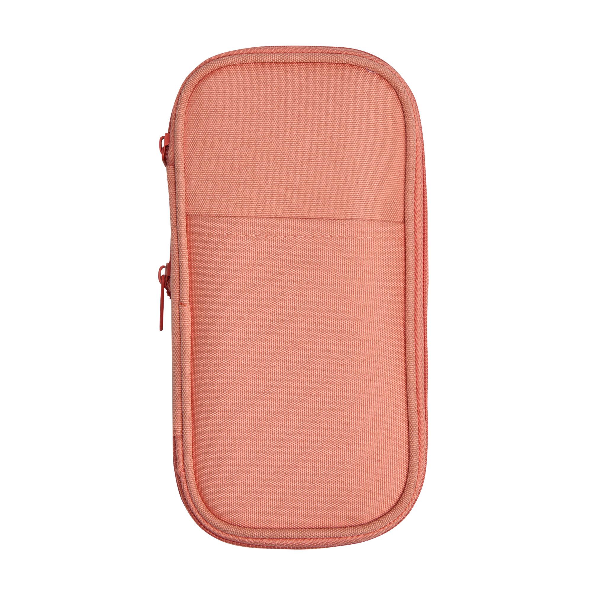 Sainsbury's Home Essentials Pink Compartment Pencil Case