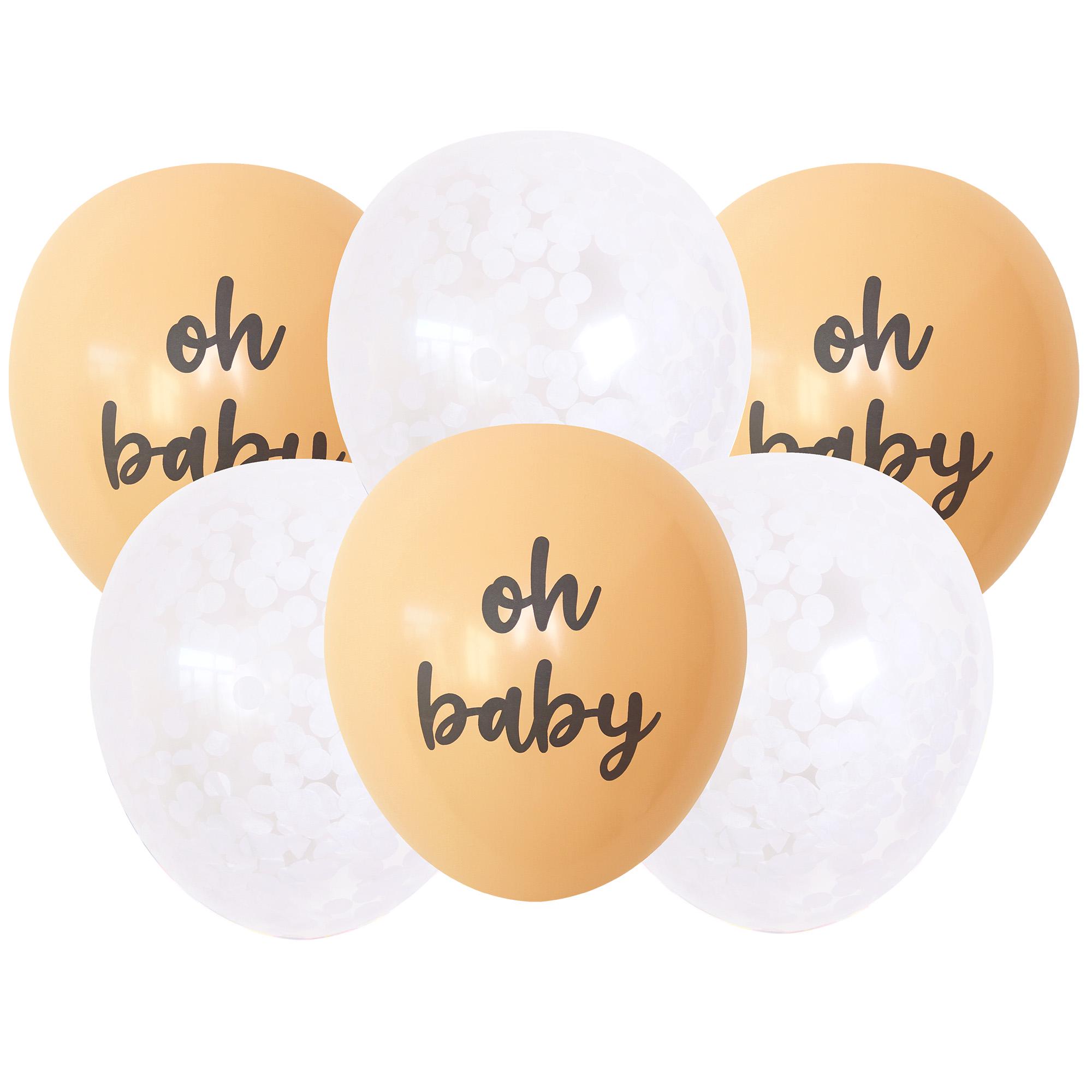 Sainsbury's Home Pack of 6 Hello Baby Balloons