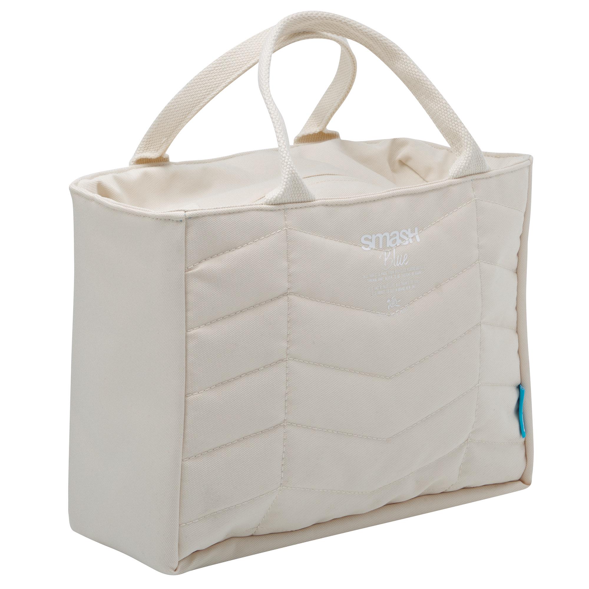 Smash Planet Beige Chevron Lunch Bag thumbnail 5