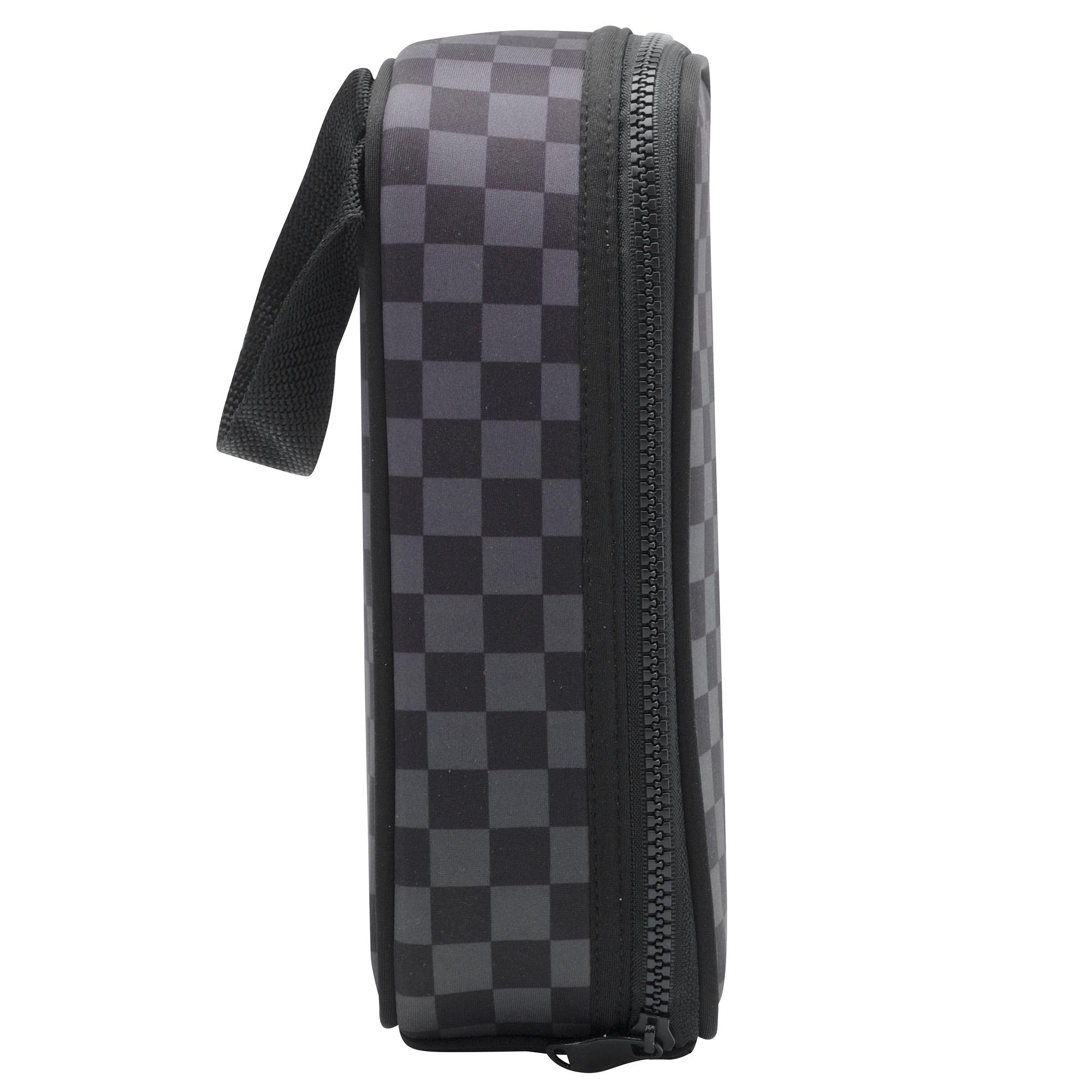 Smash Washable Black Checkerboard Lunch Bag thumbnail 3