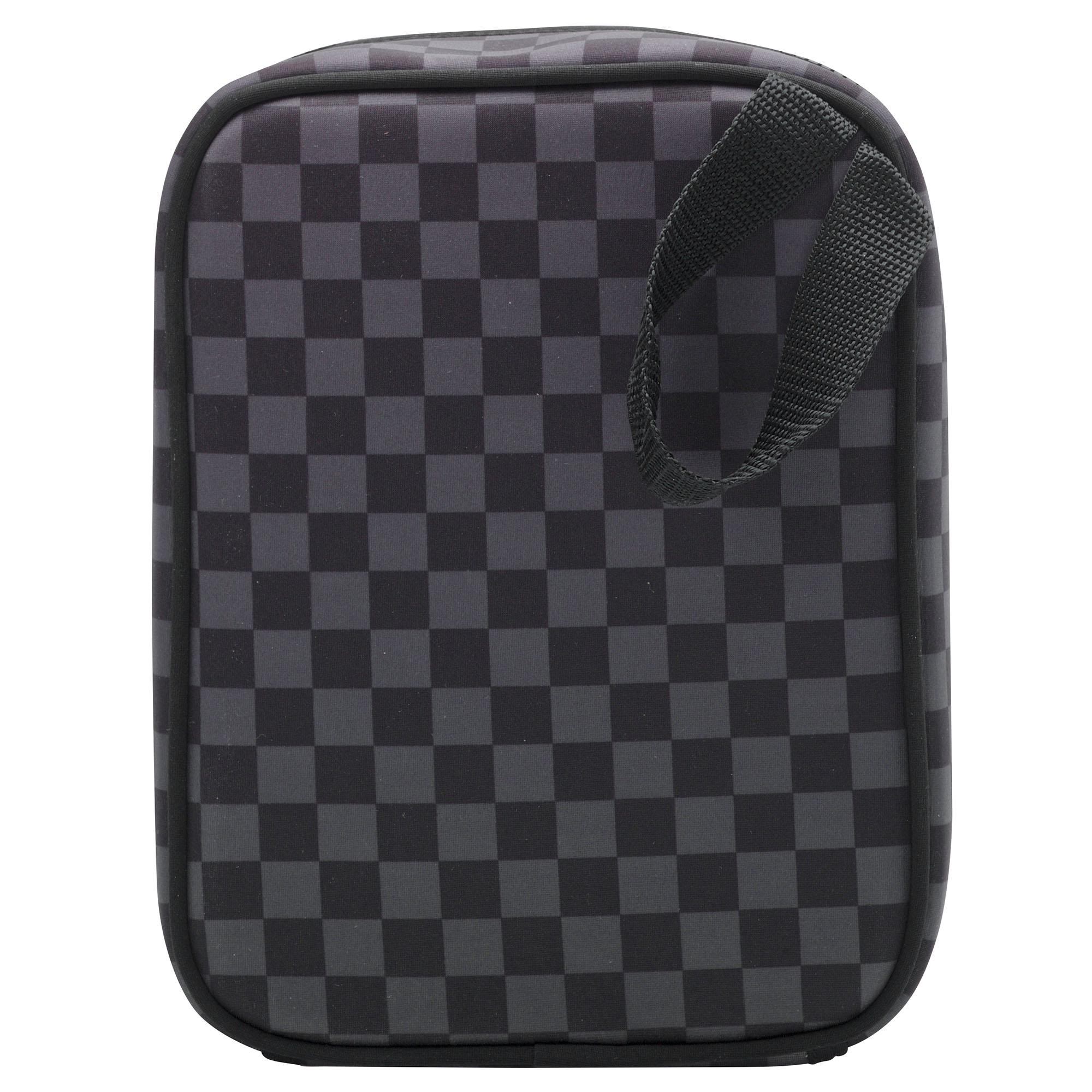 Smash Washable Black Checkerboard Lunch Bag thumbnail 4