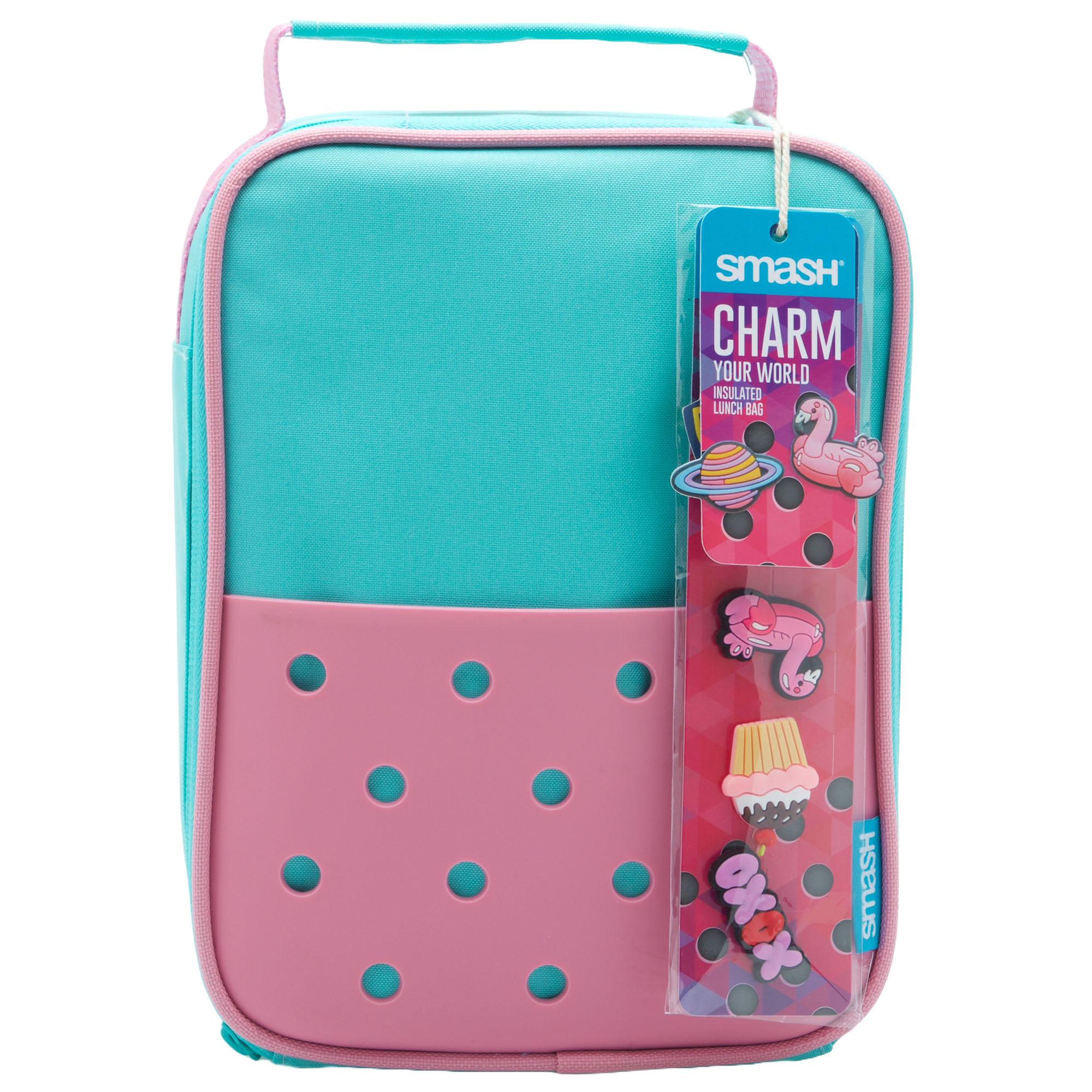 Smash Pink & Turquoise Charm Lunch Bag thumbnail 4
