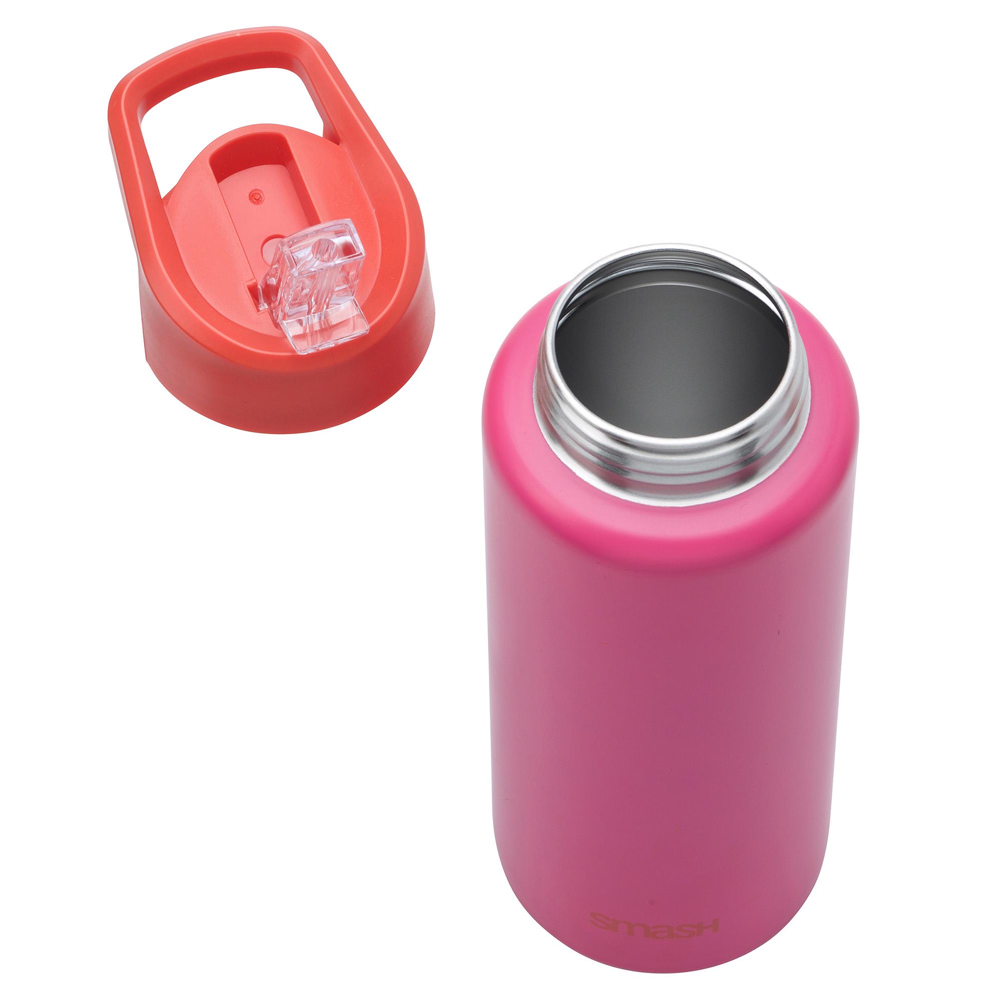 Smash Pink/Red Stainless Steel Sipper - 1L thumbnail 2