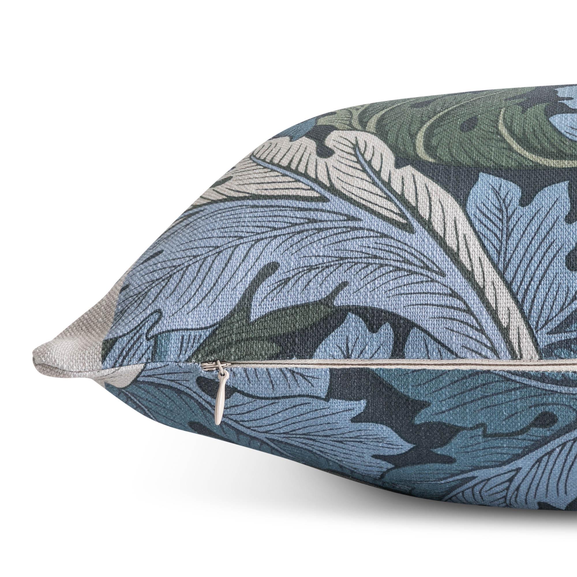 Habitat x Morris & Co. Acanthus Cushion with Ties - 30x80 thumbnail 5
