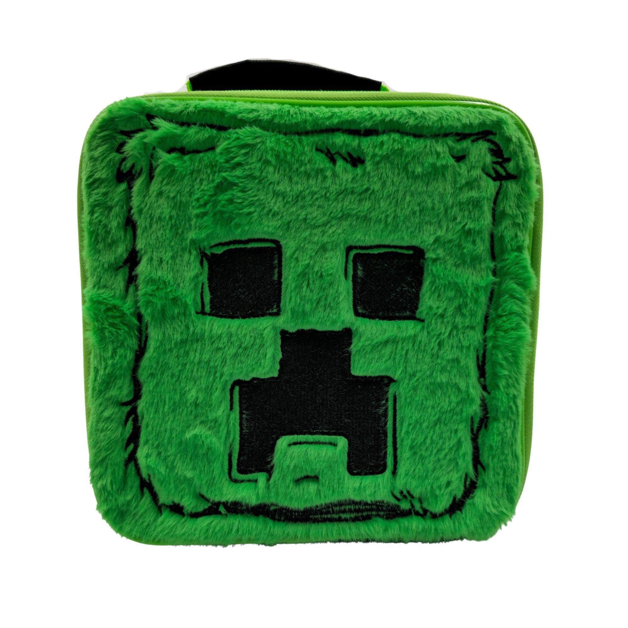 Minecraft Faux Fur Lunch Bag