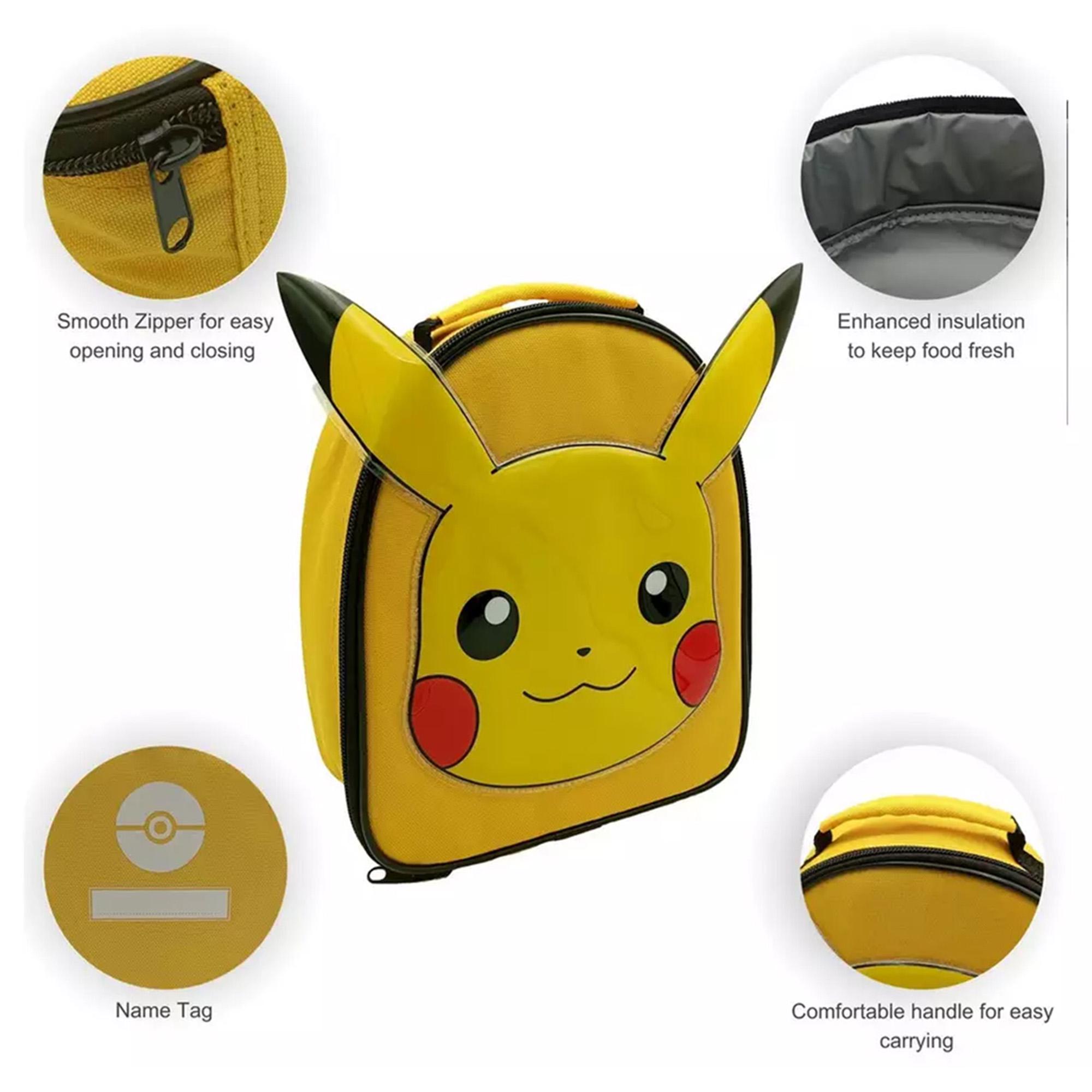 Hox Pokémon Shaped Pikachu Lunch Bag thumbnail 2