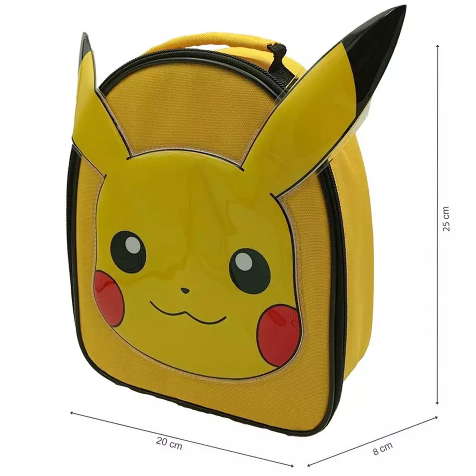 Hox Pokémon Shaped Pikachu Lunch Bag thumbnail 4
