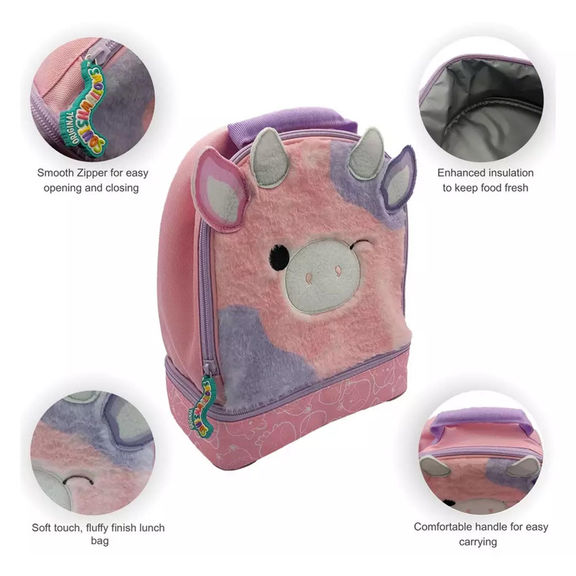 Hox Squishmallows Patty The Cow Furry Lunch Bag thumbnail 2