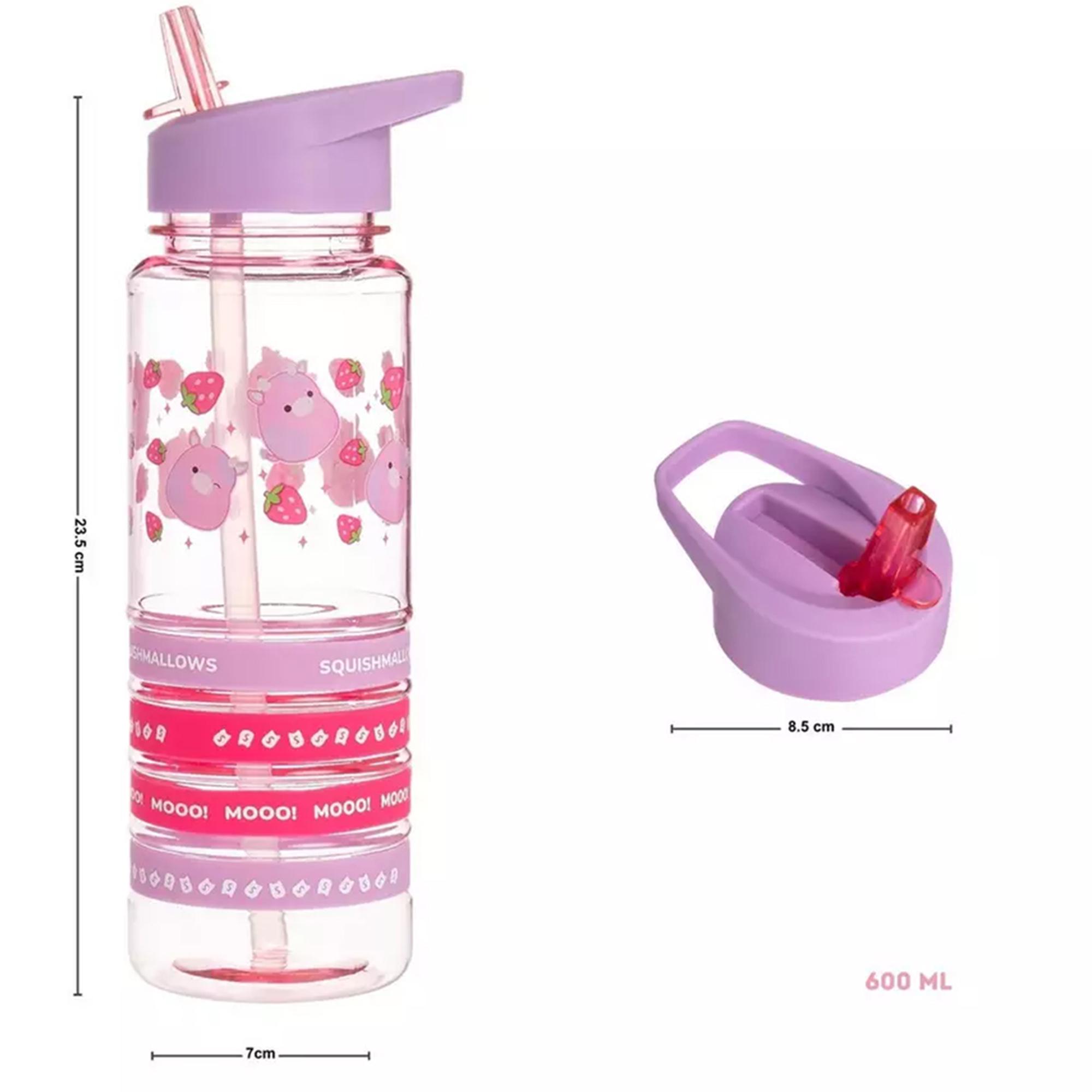 Hox Squishmallows Patty The Cow Sipper Water Bottle - 580ml thumbnail 3