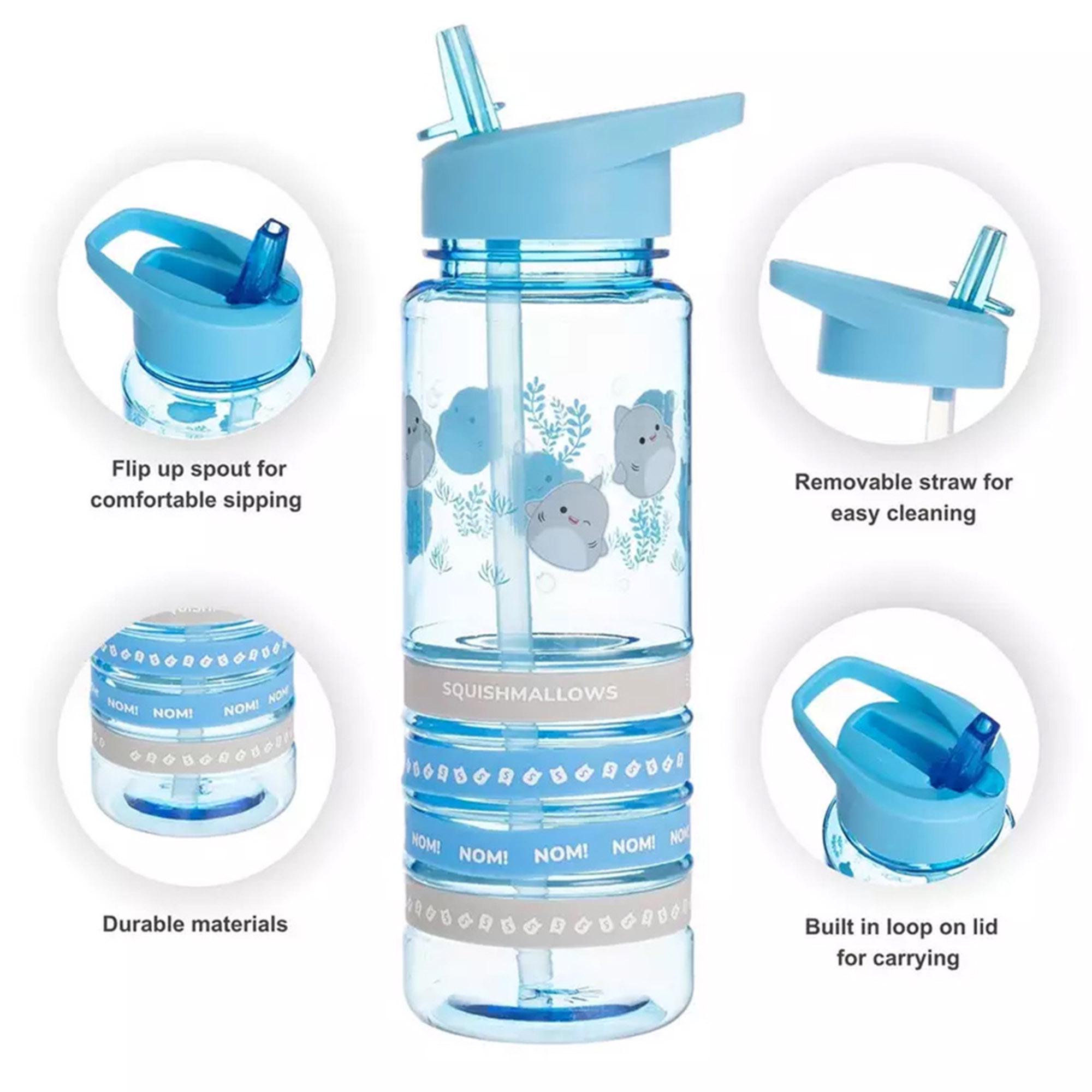 Hox Squishmallows Gordon The Shark Sipper Water Bottle - 580ml thumbnail 3