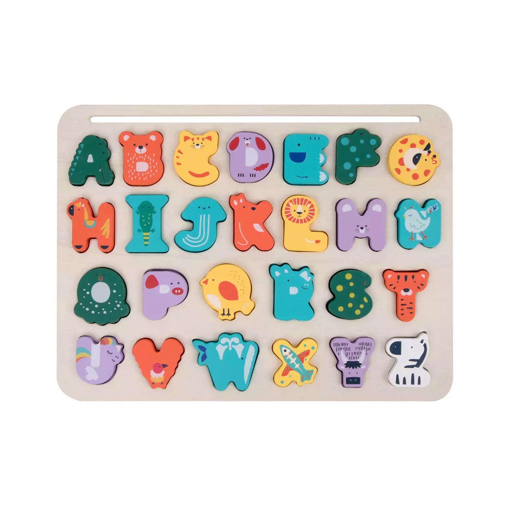 Chad Valley Wooden Alphabet & Spelling Puzzle