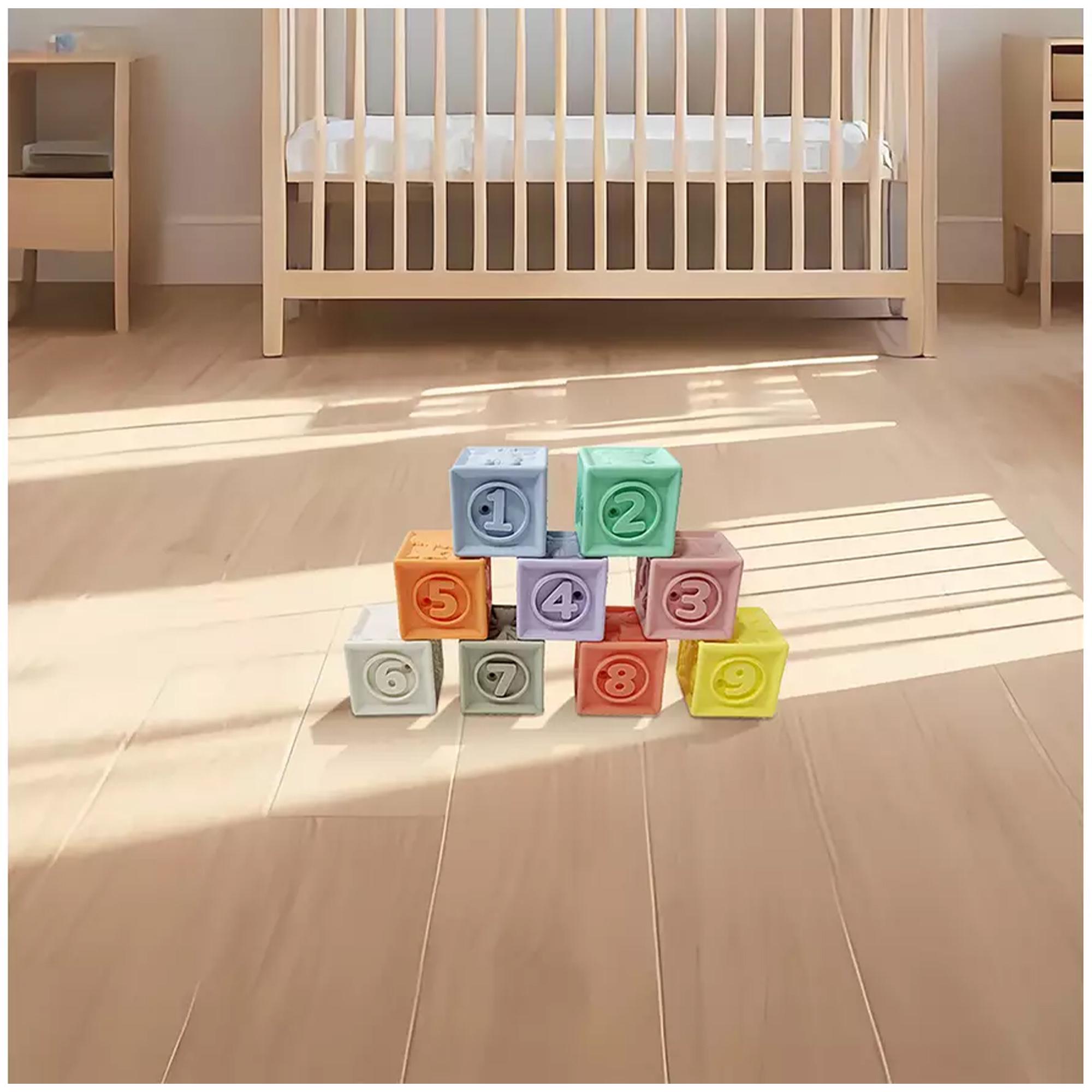 Chad Valley Pack of 9 Sensory Stacking Cubes thumbnail 3