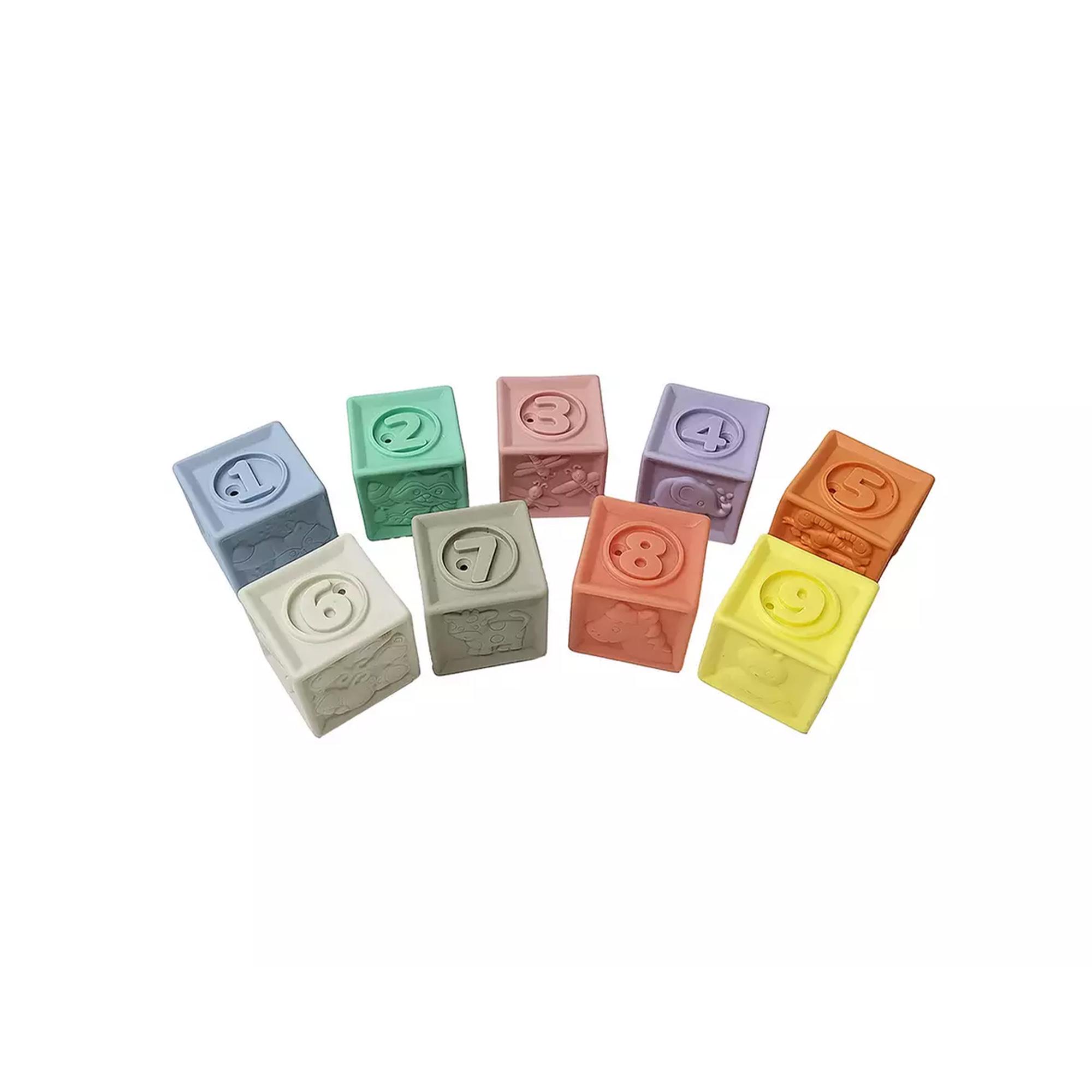 Chad Valley Pack of 9 Sensory Stacking Cubes thumbnail 4