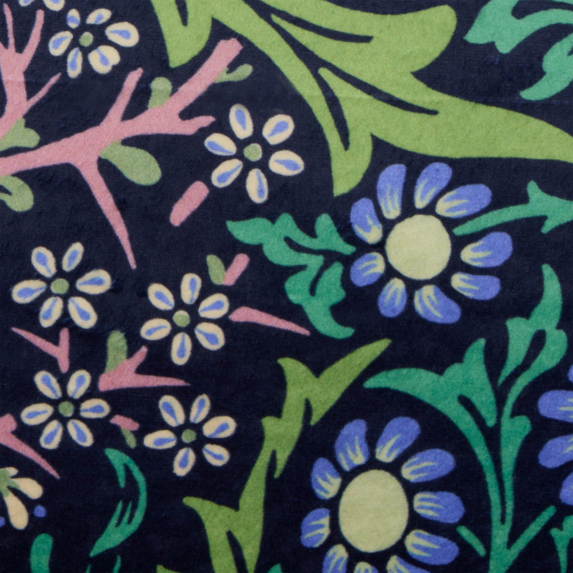 Habitat x Morris & Co. Blackthorn Cushion - Green - 43x43cm thumbnail 5