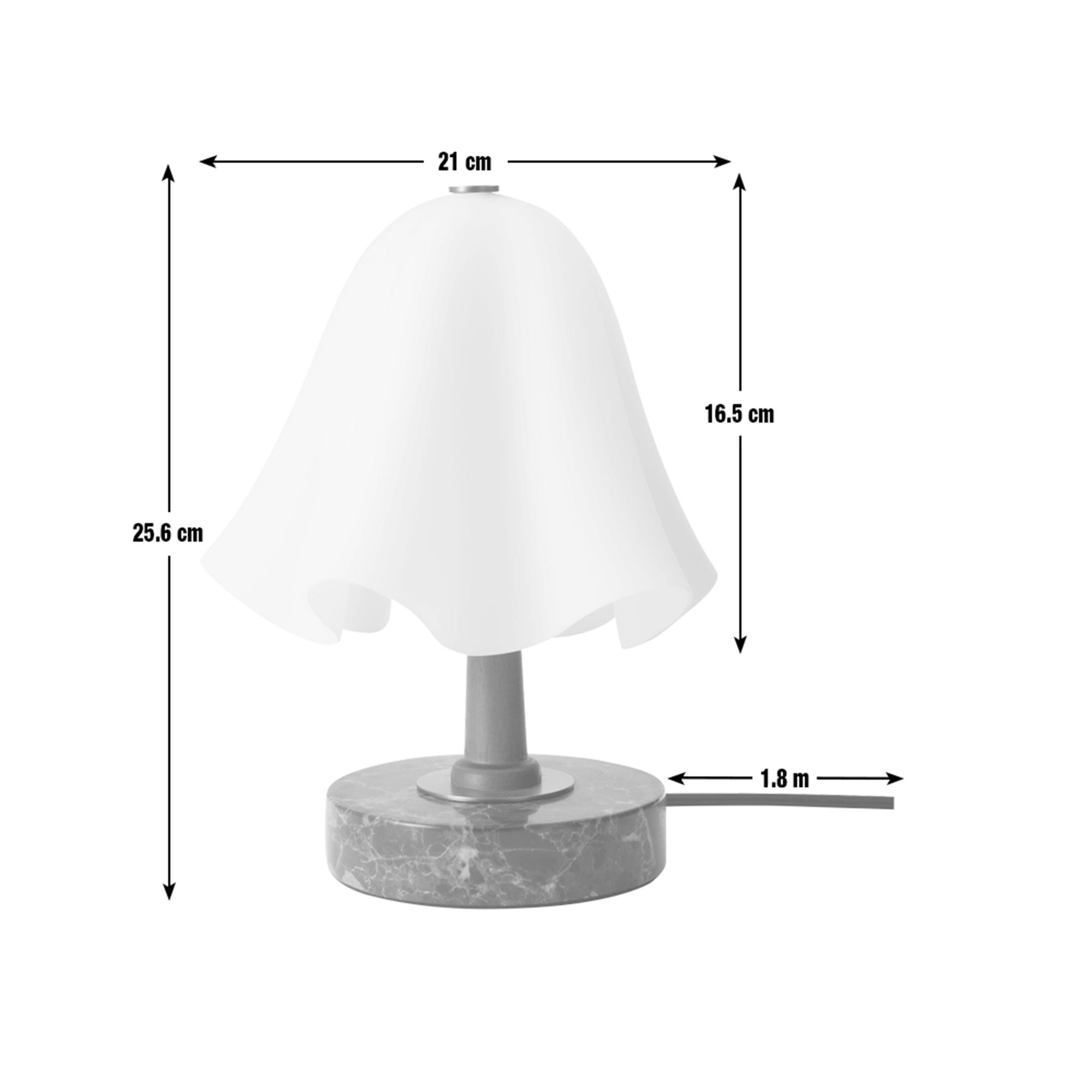 Habitat x Morris & Co. Glass Shade Table Lamp thumbnail 5