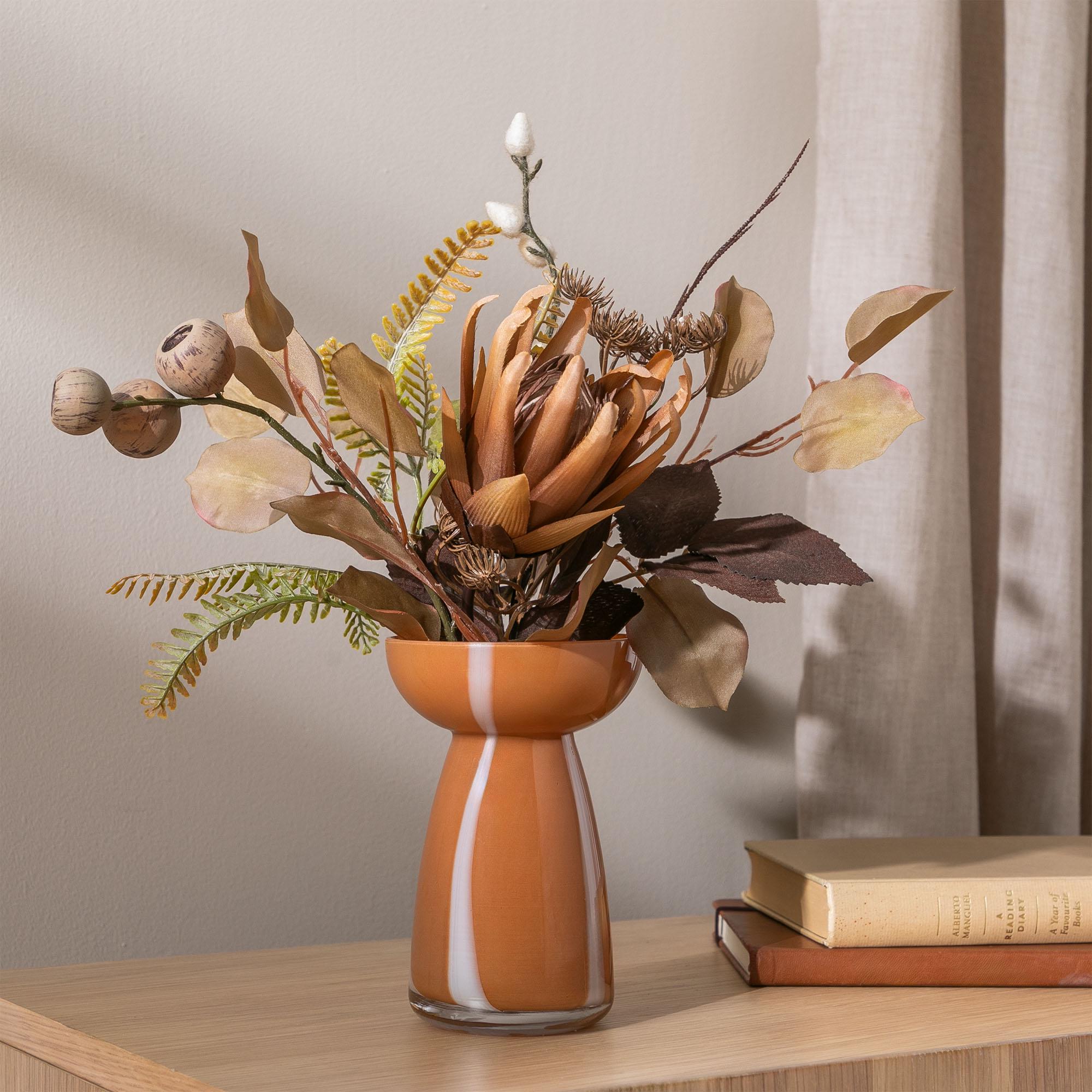 Sainsbury's Home Artificial Plant in Green Stripe Pot thumbnail 2